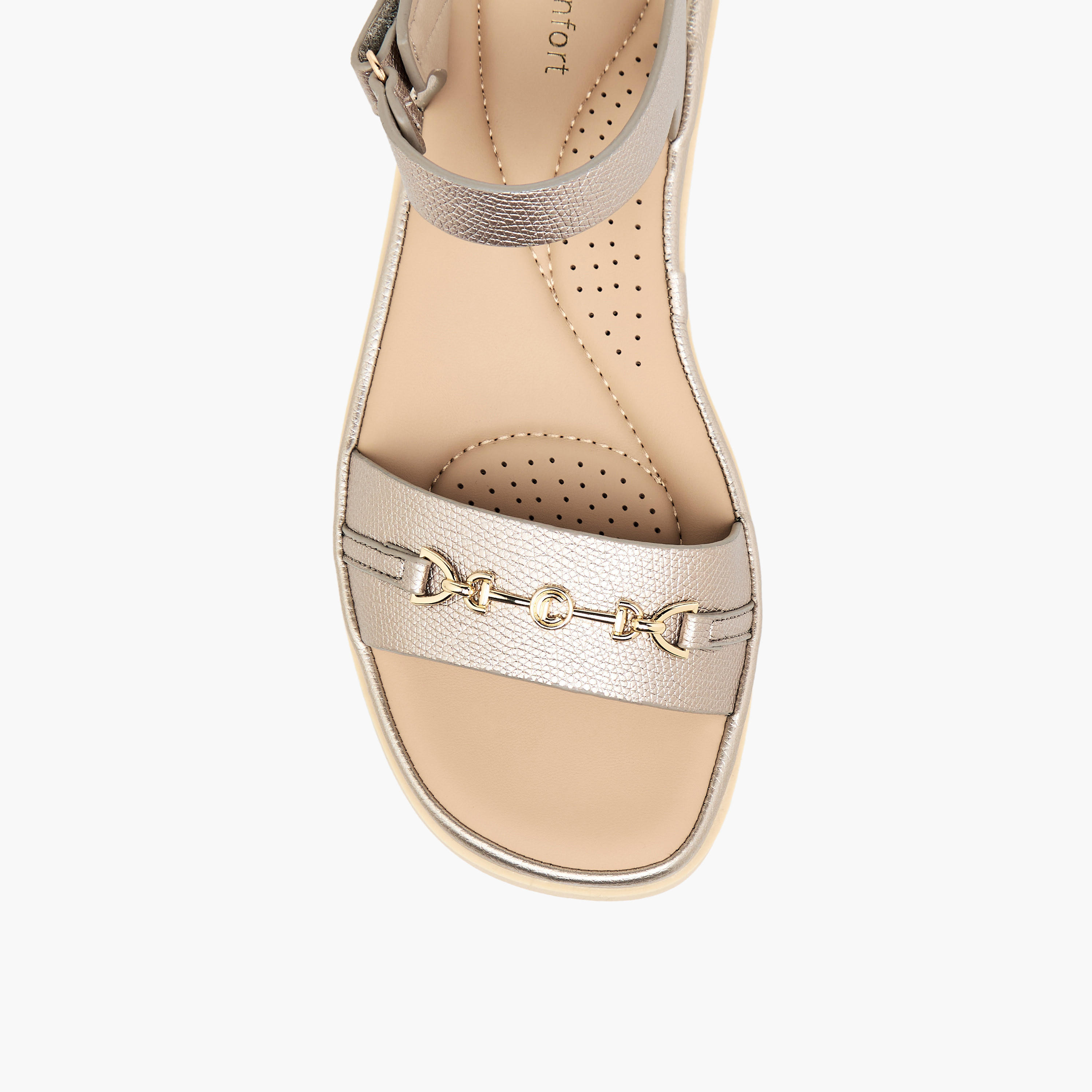 Le Confort Women Hook & Loop Sandals-women-shoes-flats-sandals-image-4