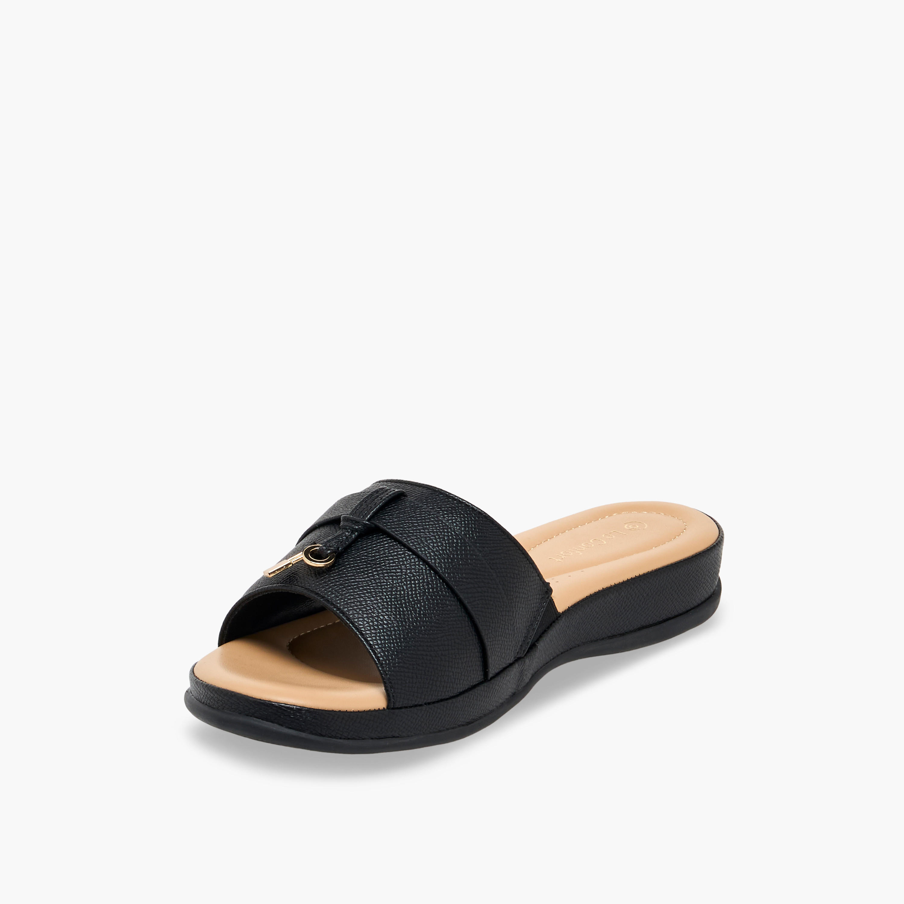 Le Confort Women Slip-On Comfort Sandals-women-shoes-sandals-flats-image-4