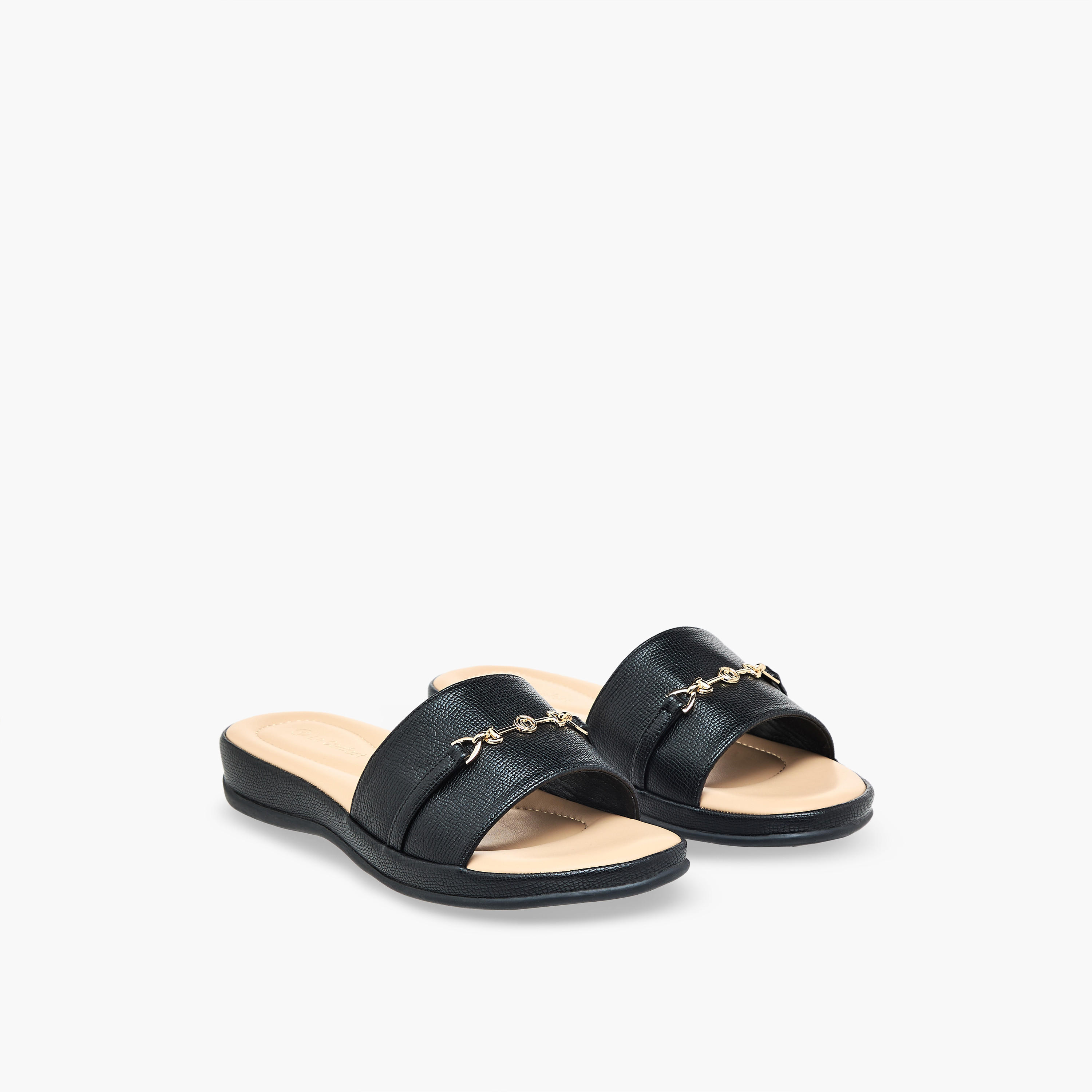Le Confort Women Comfort Slide Sandals-women-shoes-flats-sandals-image-1