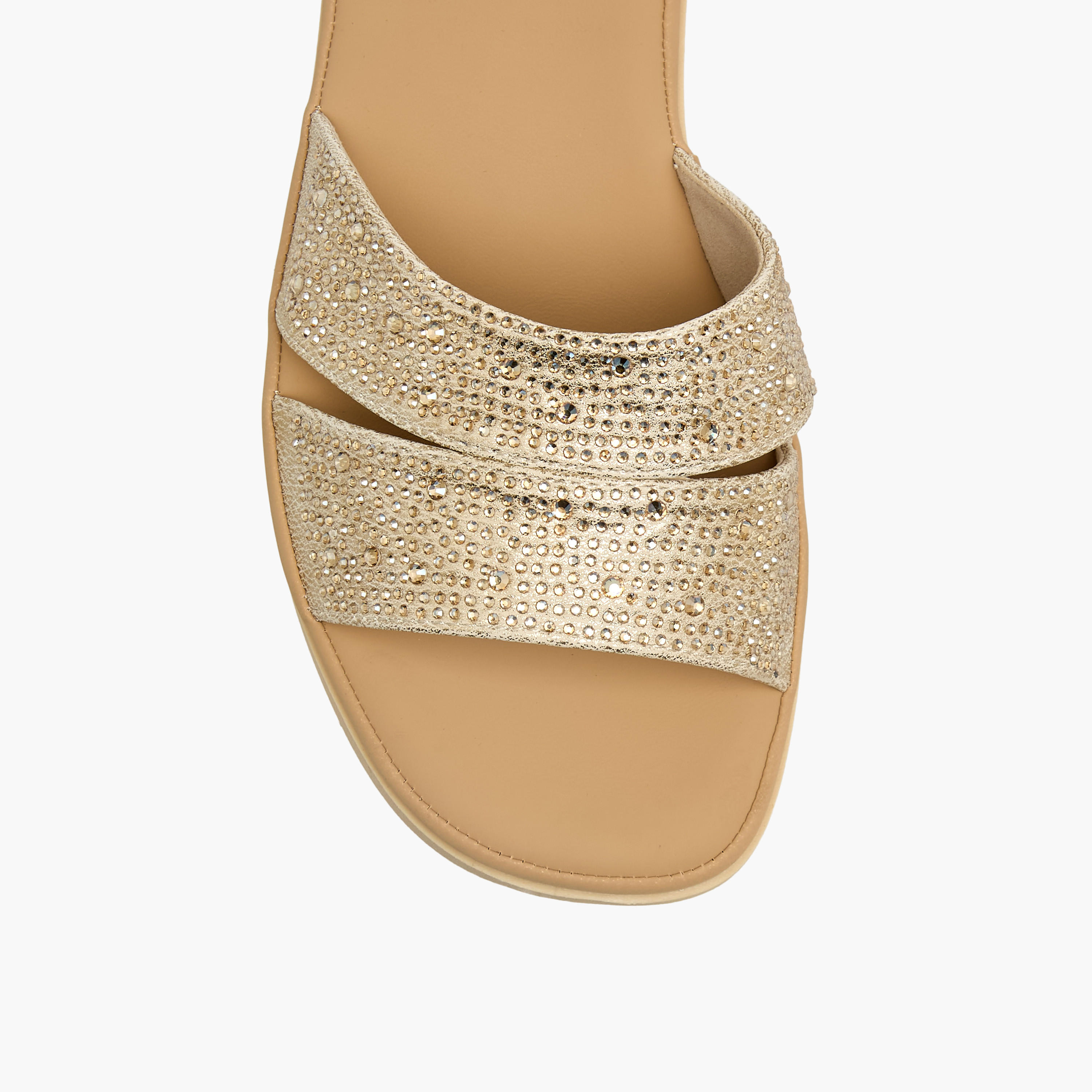 Le Confort Women Embellished Slip-On Sandals-women-shoes-flats-sandals-image-4