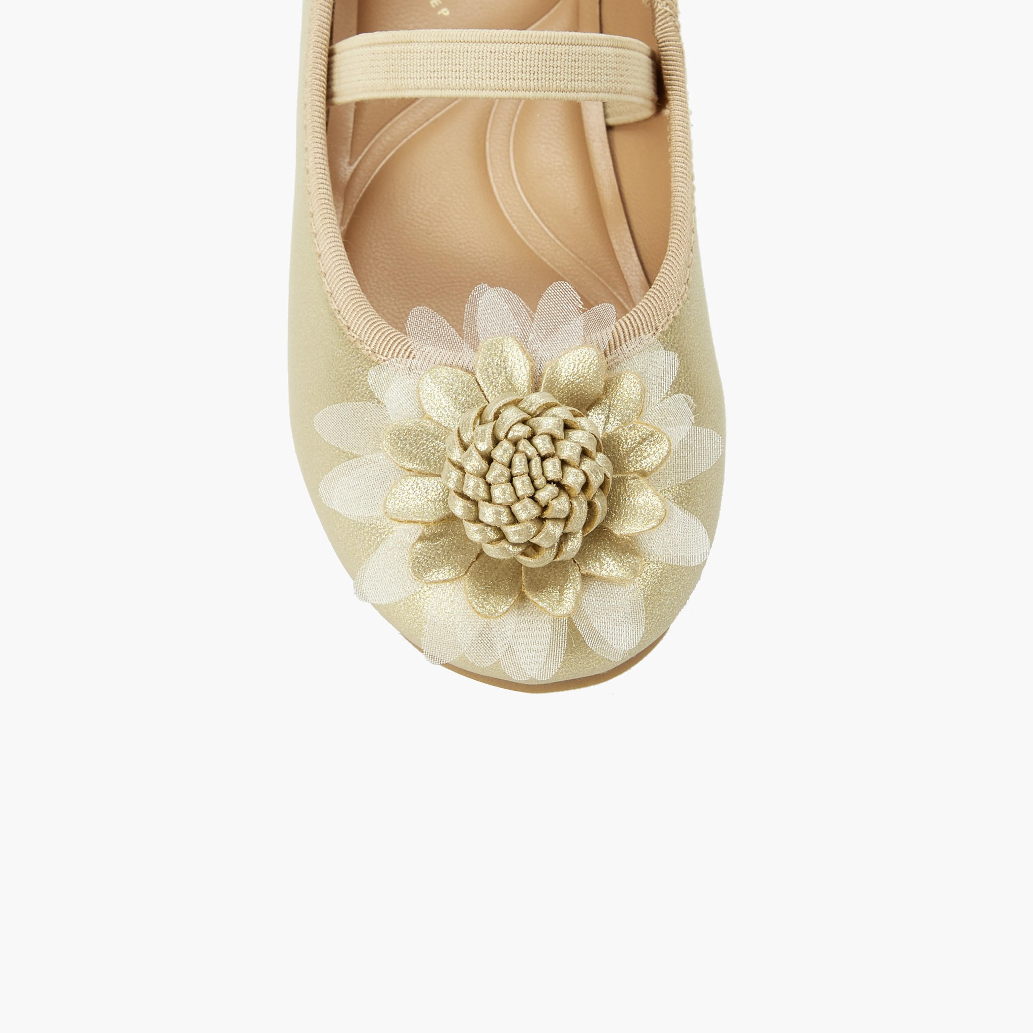 Juniors Girls Floral Accent Ballerina Shoes-girls-shoes-ballerinas-image-4