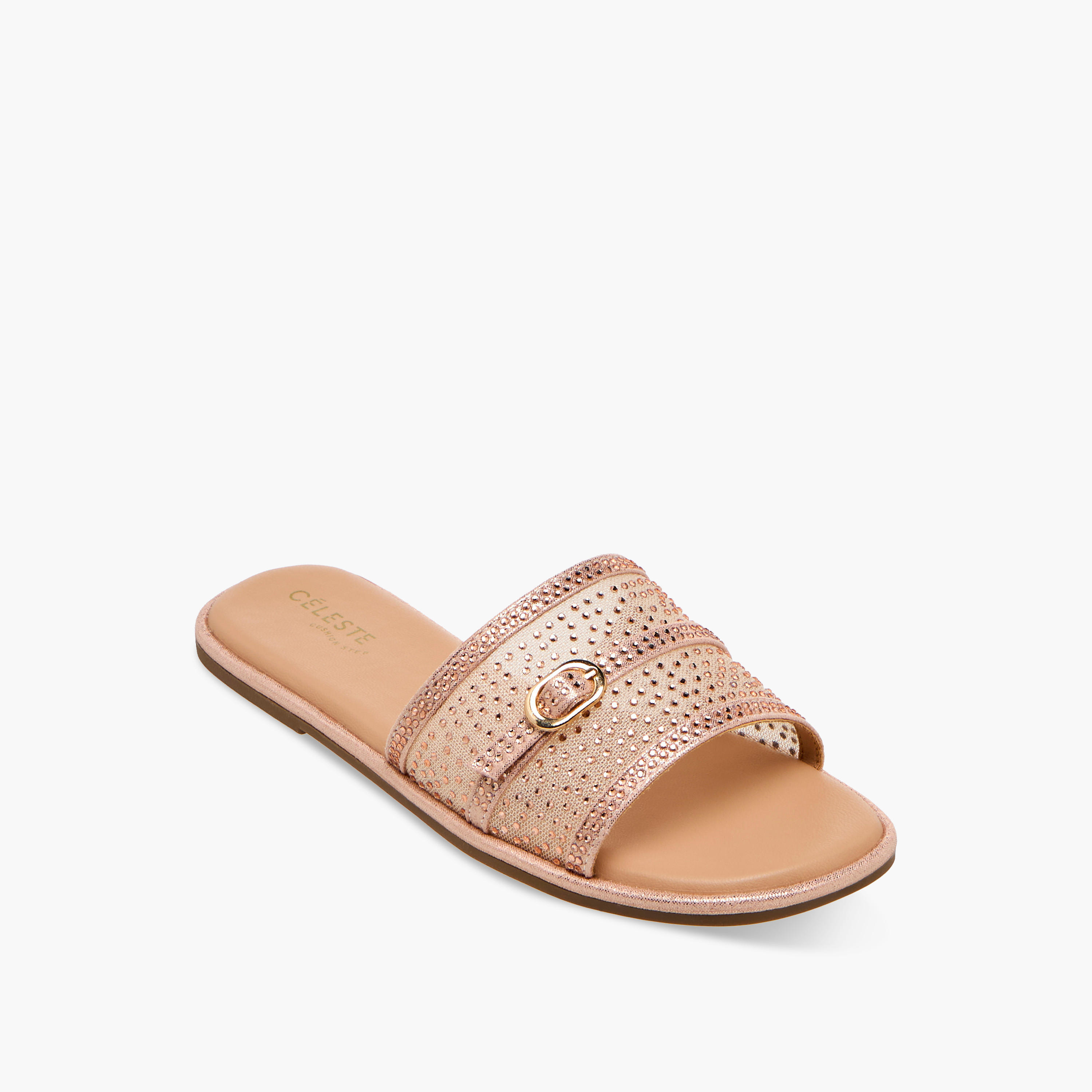 Celeste Girls Embellished Slide Sandals-girls-shoes-sandals-image-2