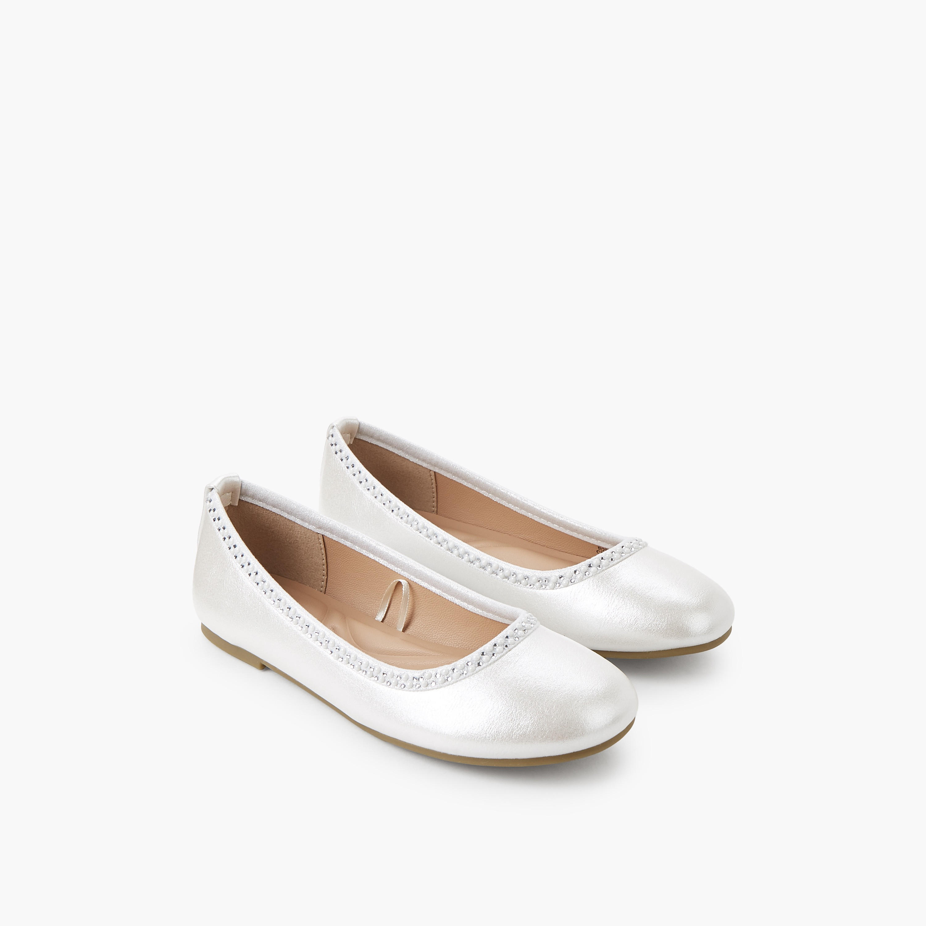 Celeste Girls Slip-On Ballerina Shoes-girls-shoes-ballerinas-image-1