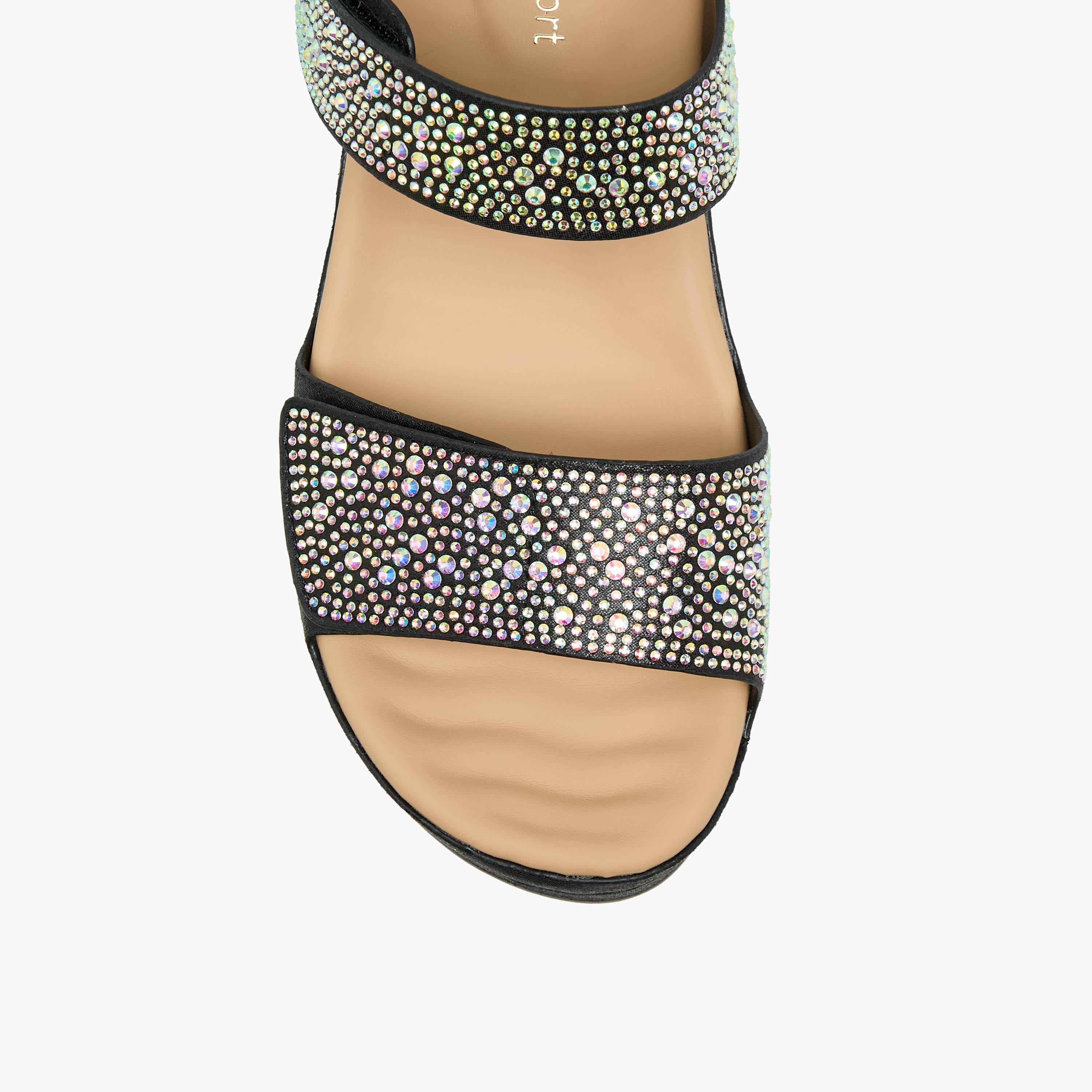 Le Confort Women Embellished Hook & Loop Sandals-women-shoes-sandals-heeled-image-4