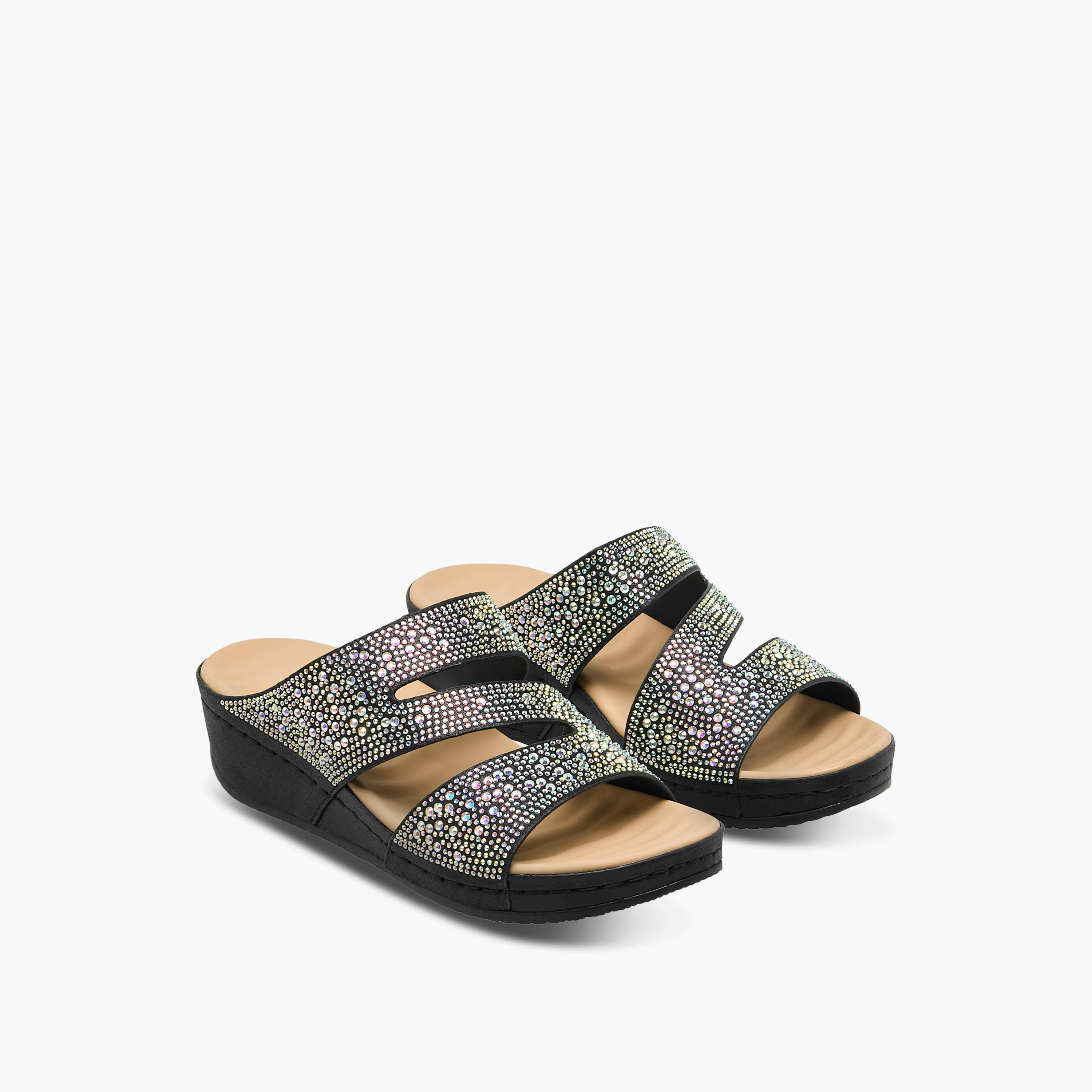 Le Confort Women Embellished Sandals-women-shoes-sandals-heeled-image-1
