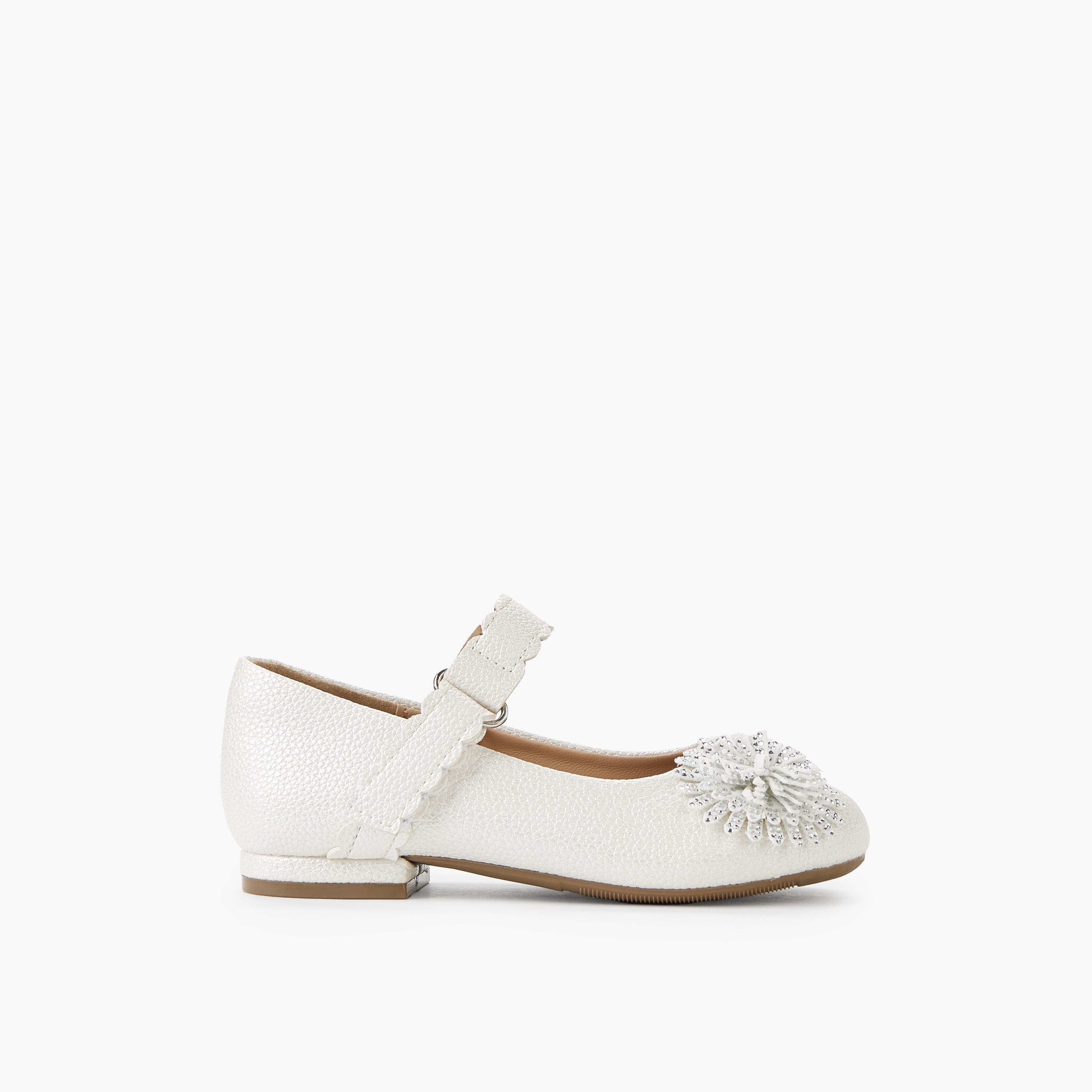 Celeste Girls Hook & Loop Ballerina Shoes-girls-shoes-maryjanes-image-3