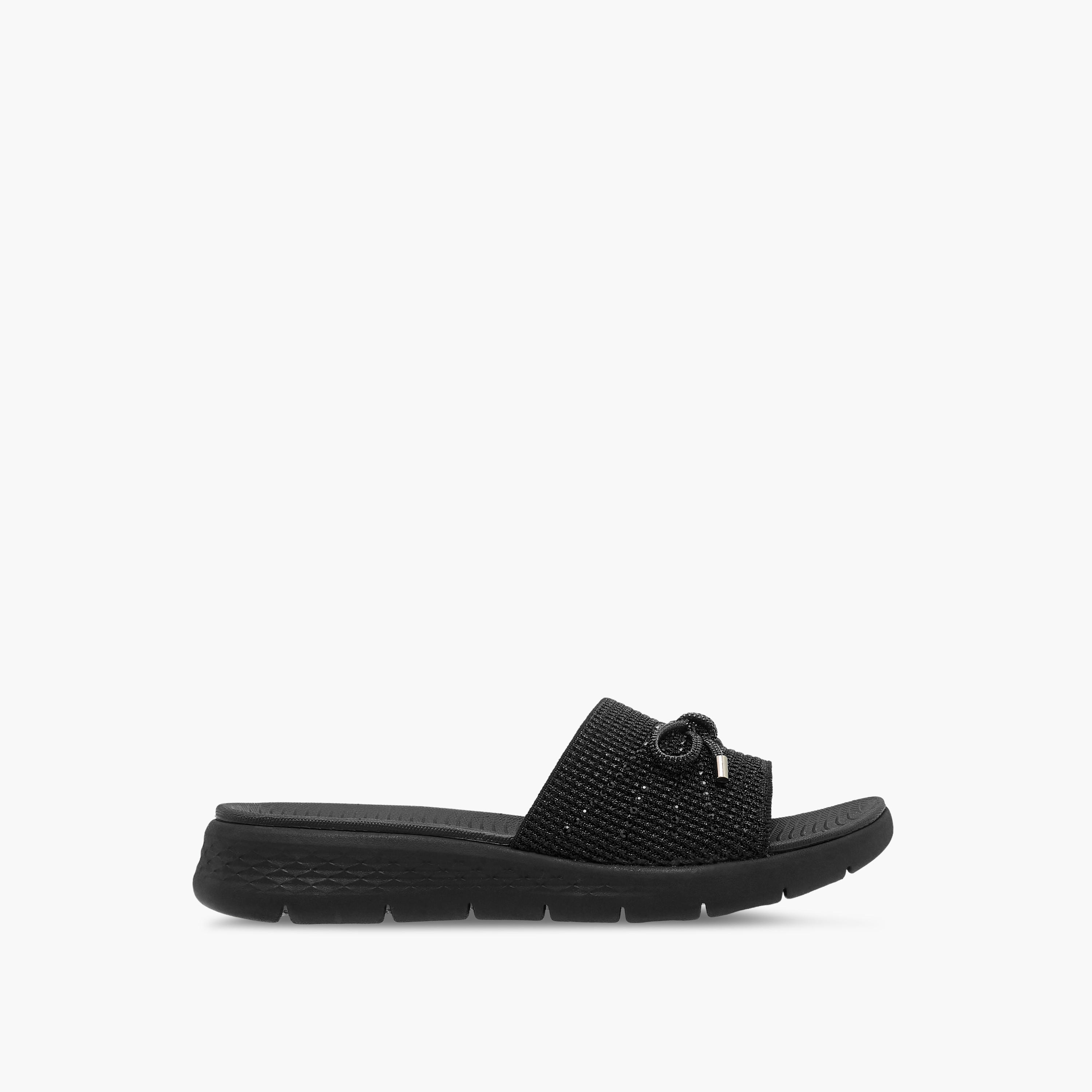 Le Confort Women Bow Embellished Flyknit Sandals-women-shoes-sandals-heeled-image-3