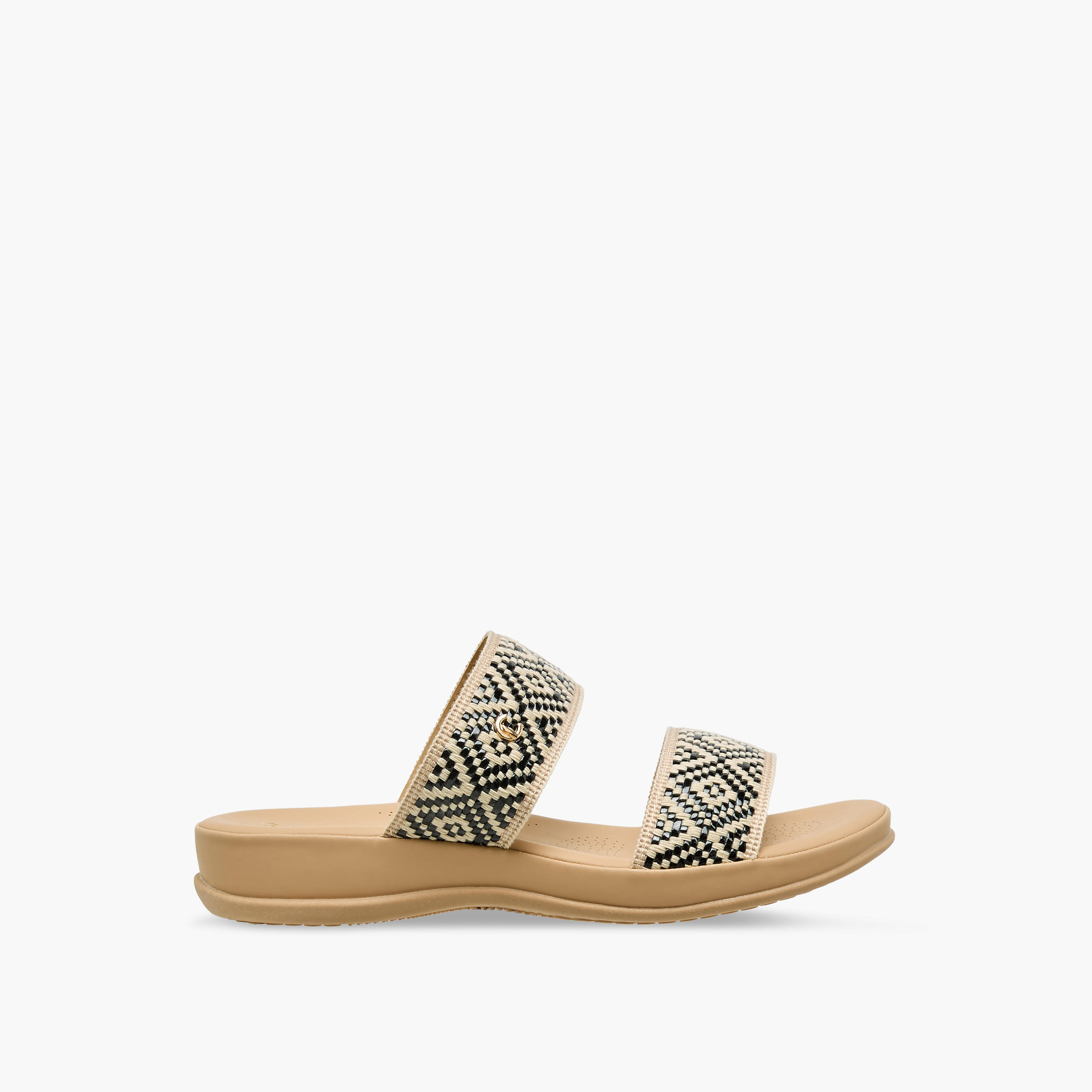 Le Confort Women Embellished Raffia Sandals-women-shoes-flats-sandals-image-3