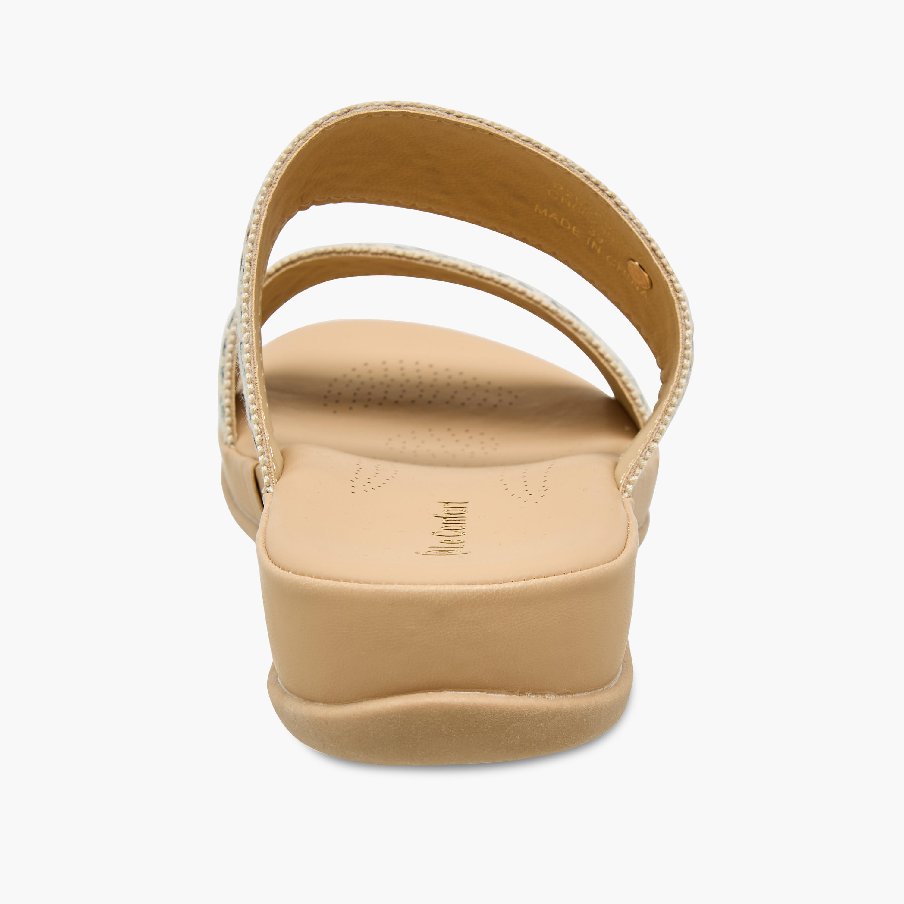 Le Confort Women Embellished Raffia Sandals-women-shoes-flats-sandals-image-5