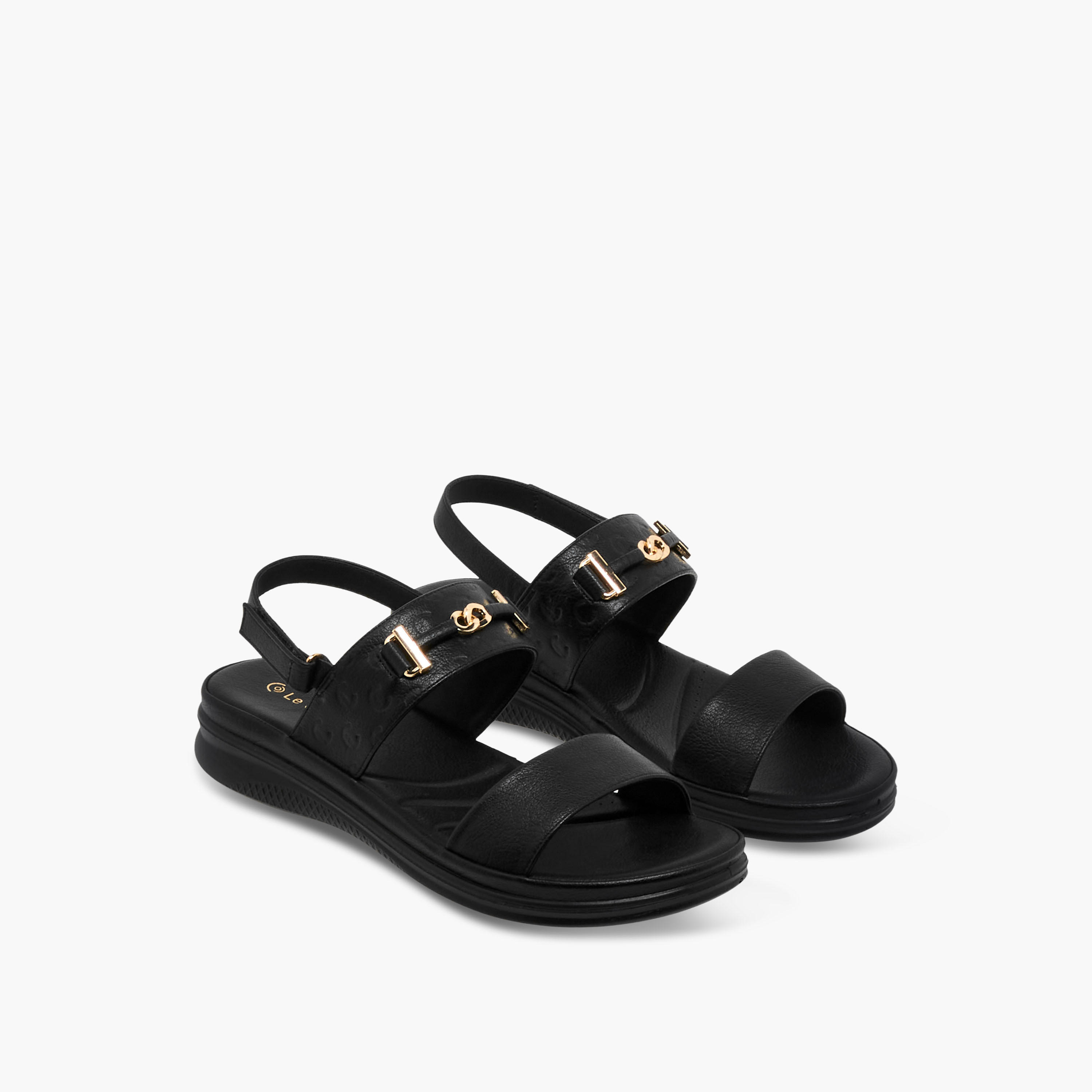 Le Confort Women Hook & Loop Sandals-women-shoes-flats-sandals-image-1