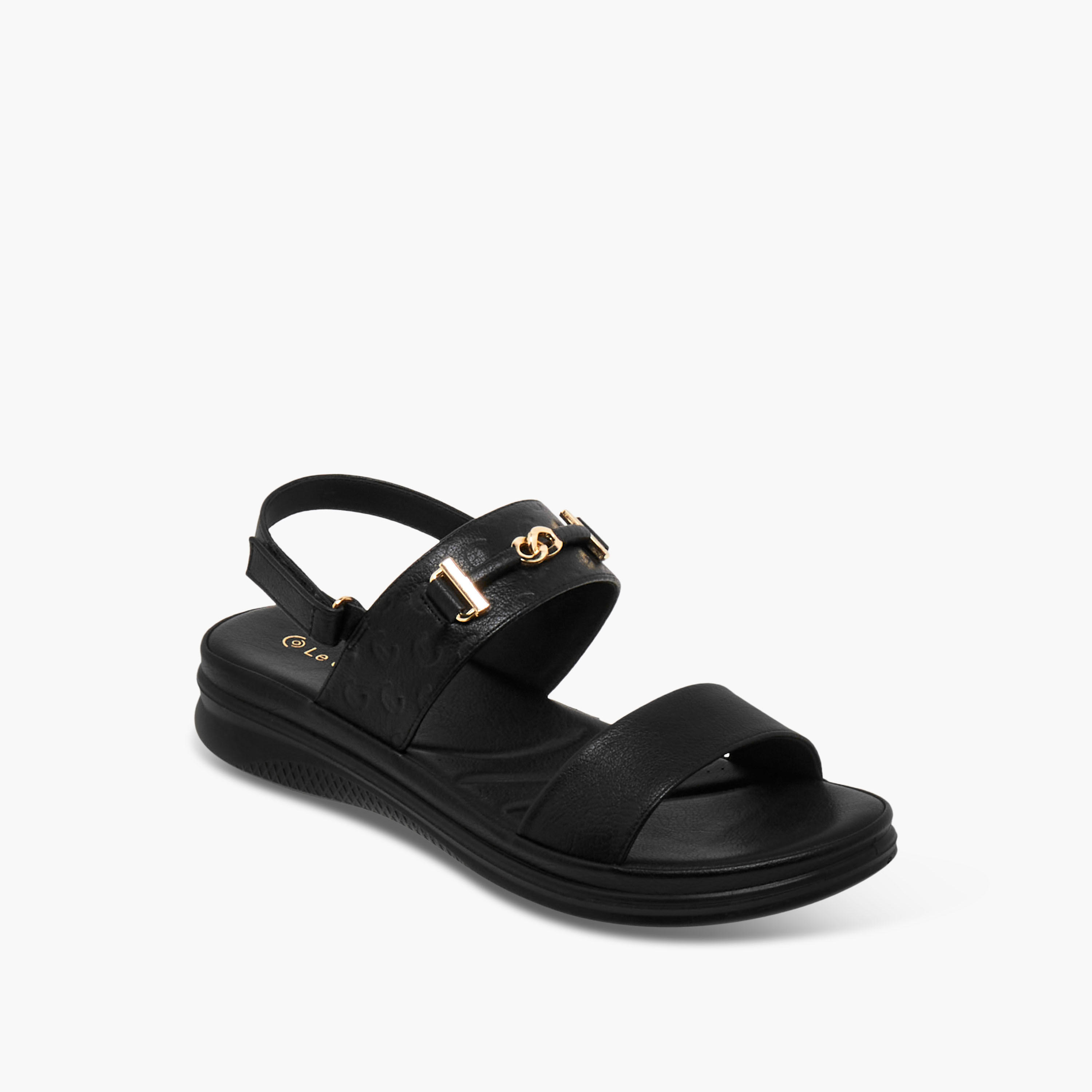 Le Confort Women Hook & Loop Sandals-women-shoes-flats-sandals-image-2