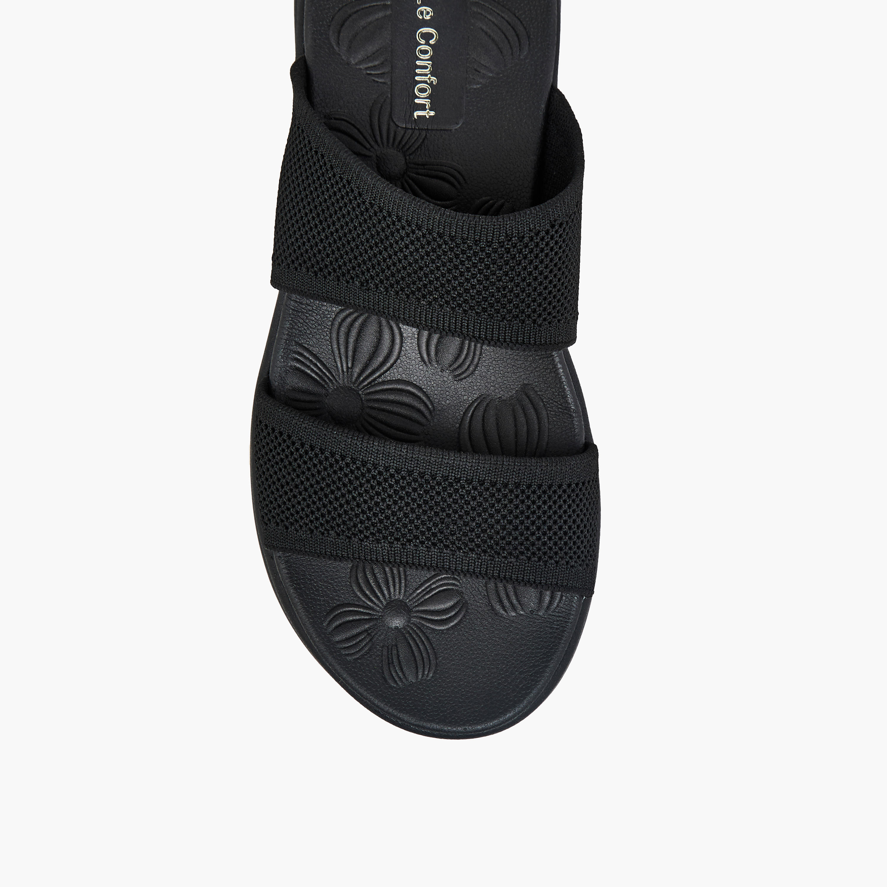 Le Confort Women Textured Flyknit Sandals-women-shoes-flats-sandals-image-3