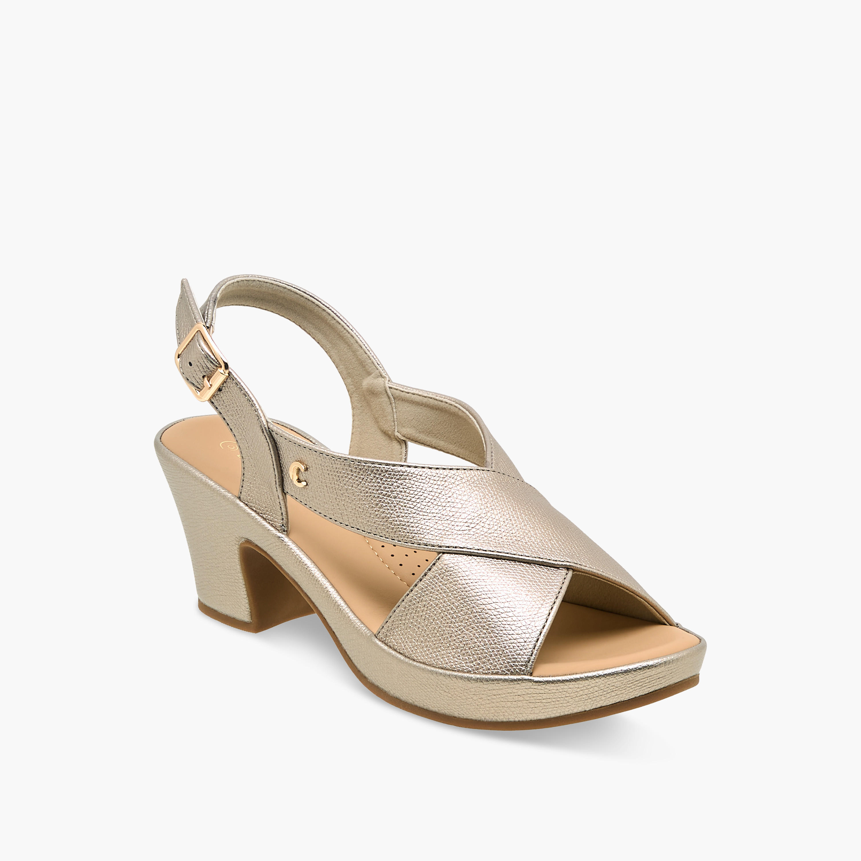 Le Confort Women Cross Strap Block Heel Sandals-women-shoes-sandals-heeled-image-2