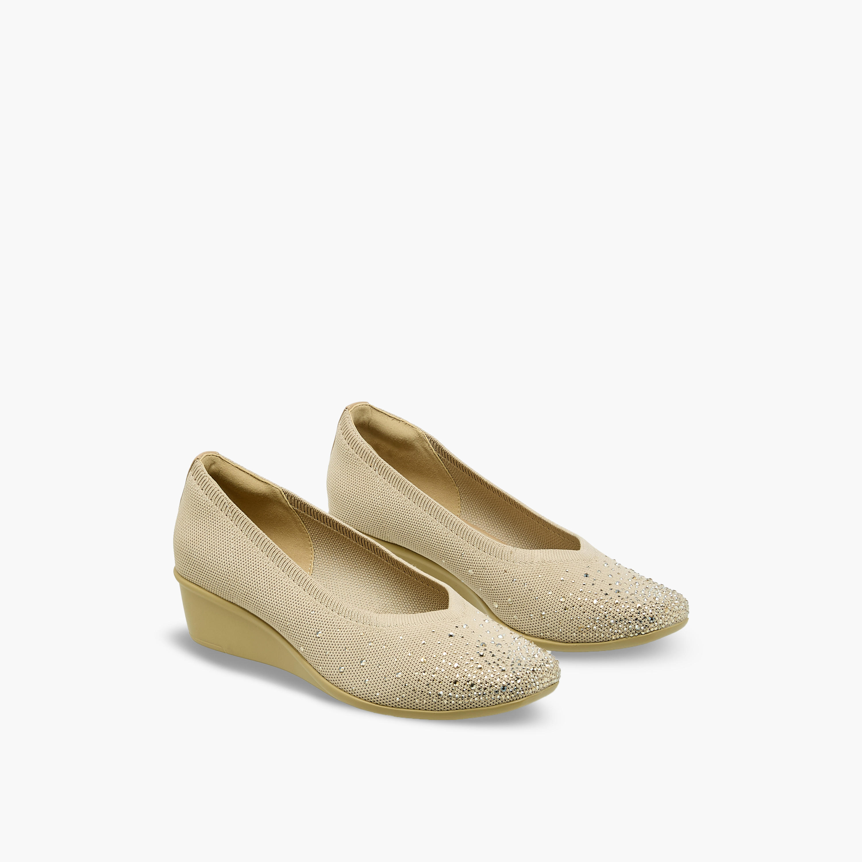 Flora Bella Women Embellished Wedge Heel Shoes-women-shoes-loafersandmoccasins-image-1