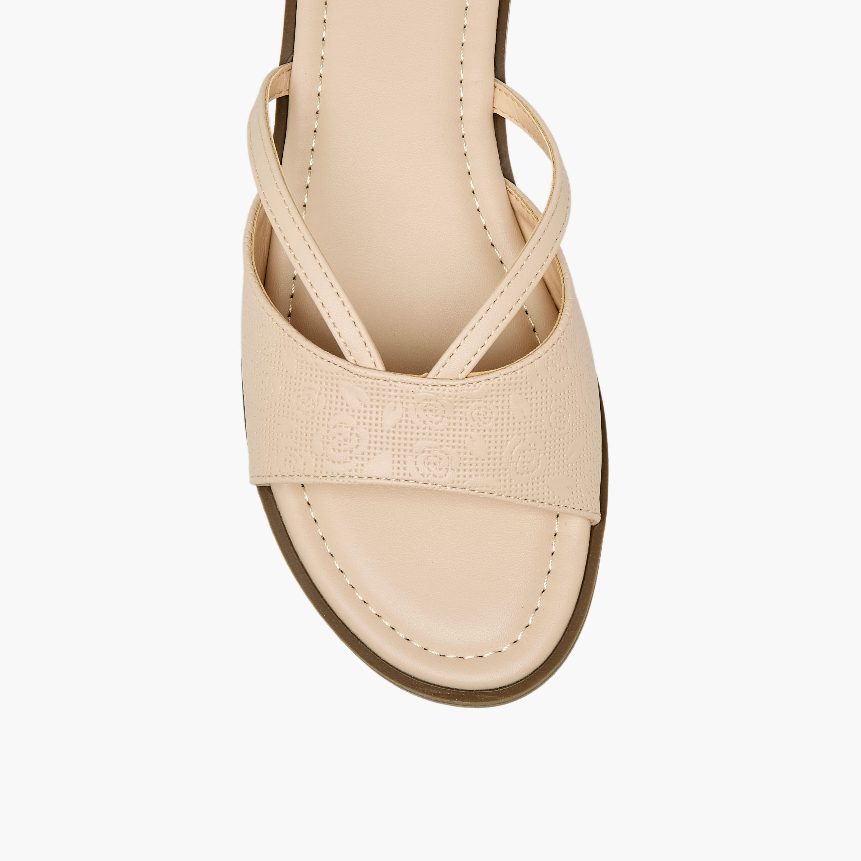 Flora Bella Women Textured Slip-On Flat Sandals-women-shoes-flats-sandals-image-4