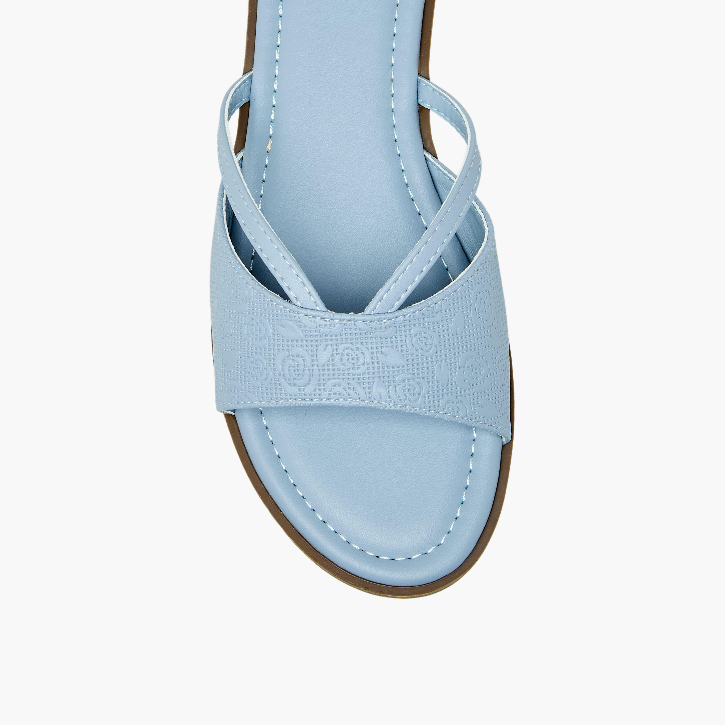 Flora Bella Women Textured Slip-On Flat Sandals-women-shoes-flats-sandals-image-4