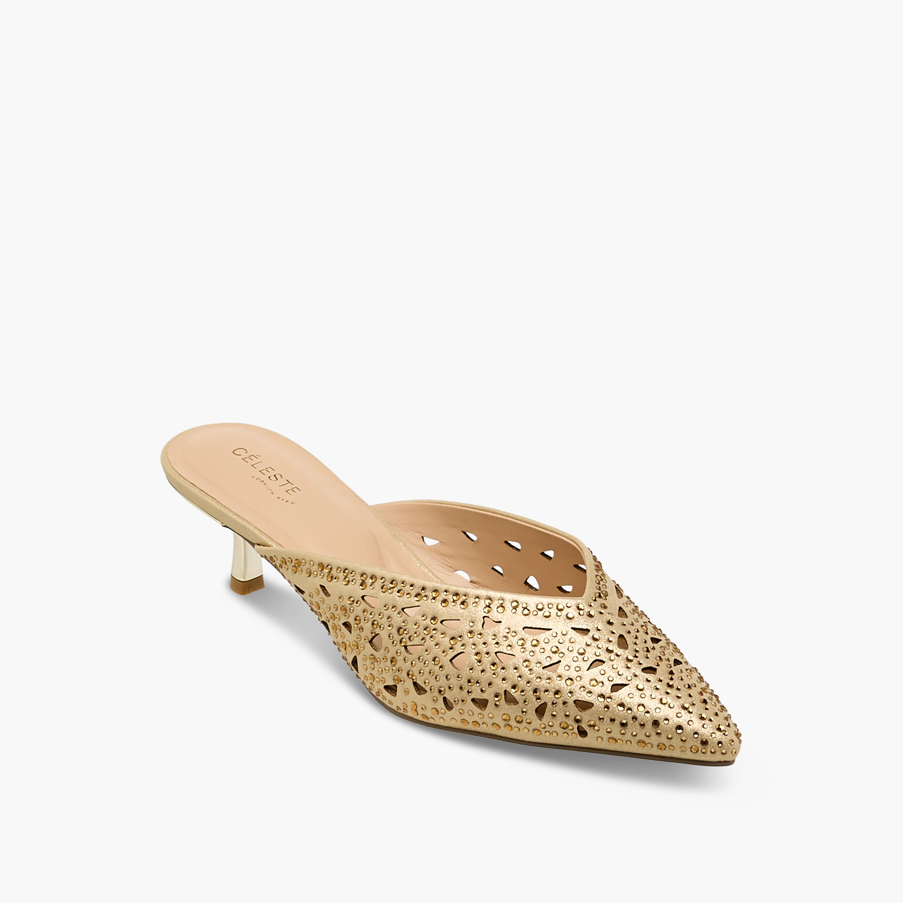Celeste Women Embellished Kitten Heels Mules-women-shoes-heels-image-2