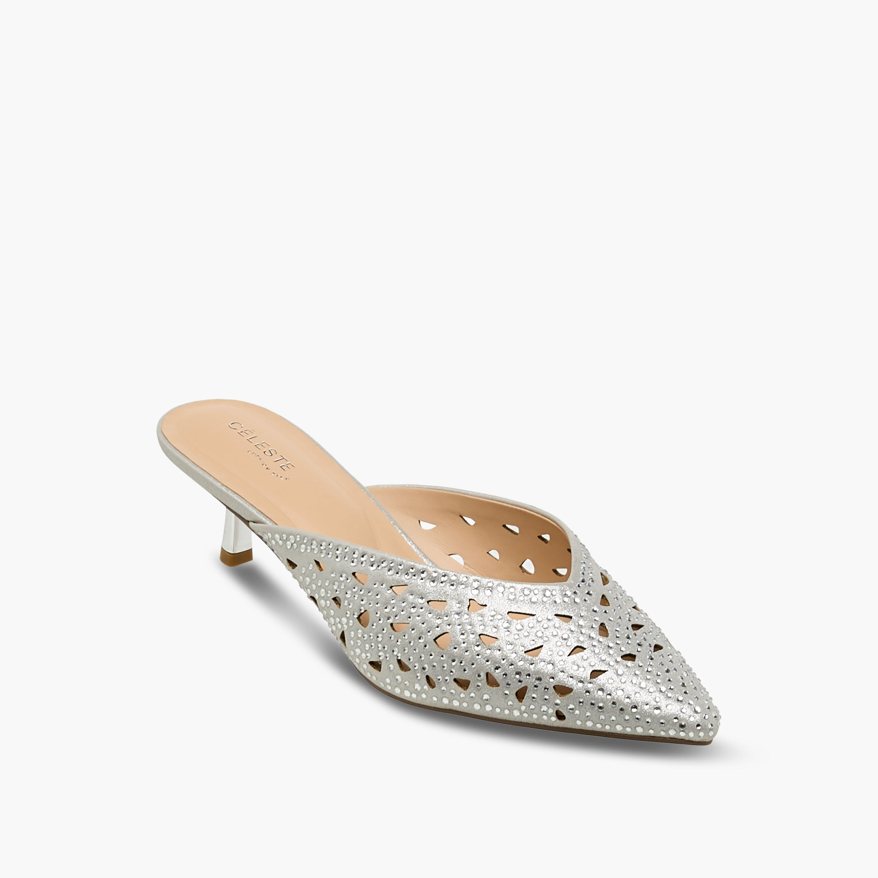 Celeste Women Embellished Kitten Heels Mules-women-shoes-heels-image-2