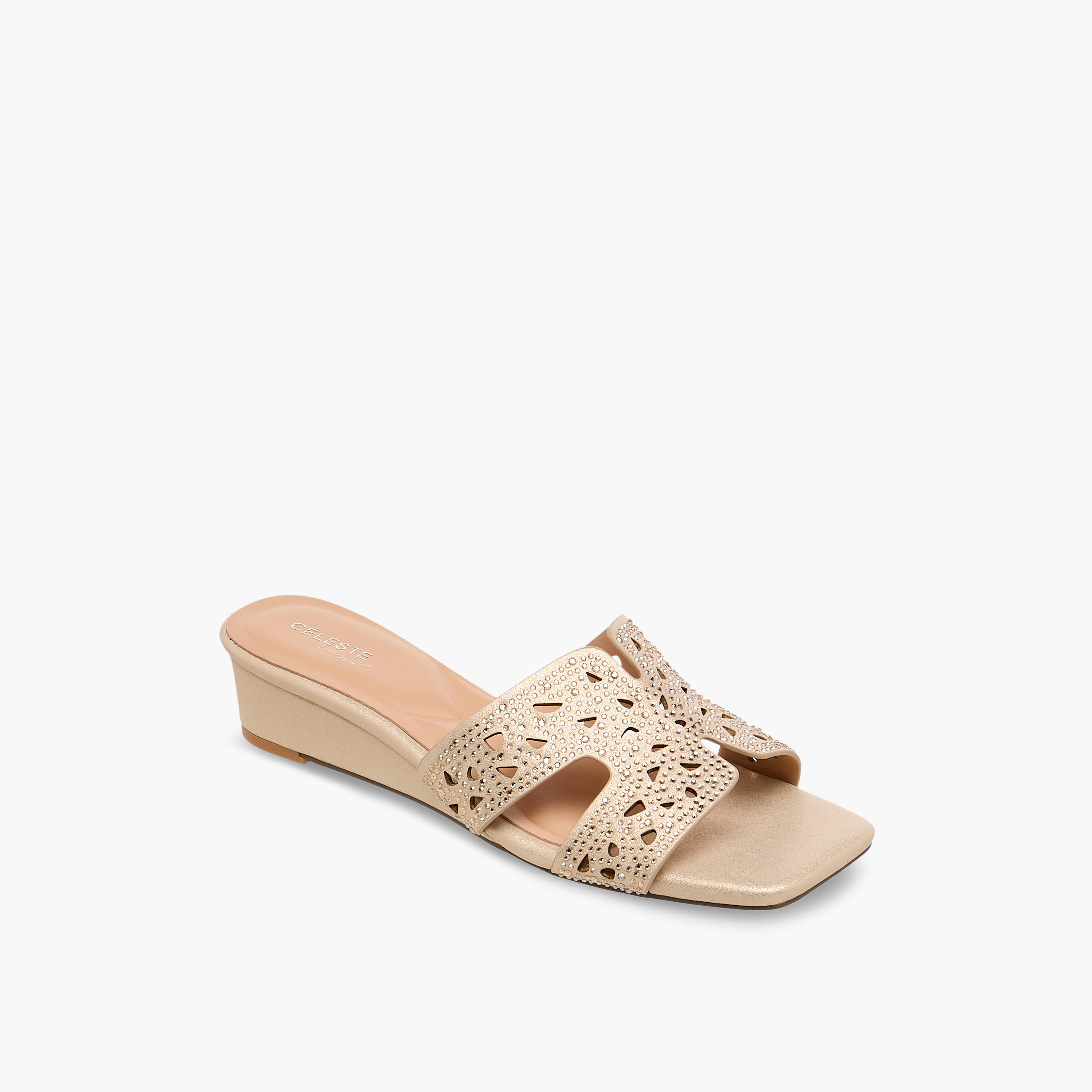 Celeste Women Embellished Wedge Heel Sandals-women-shoes-sandals-heeled-image-2