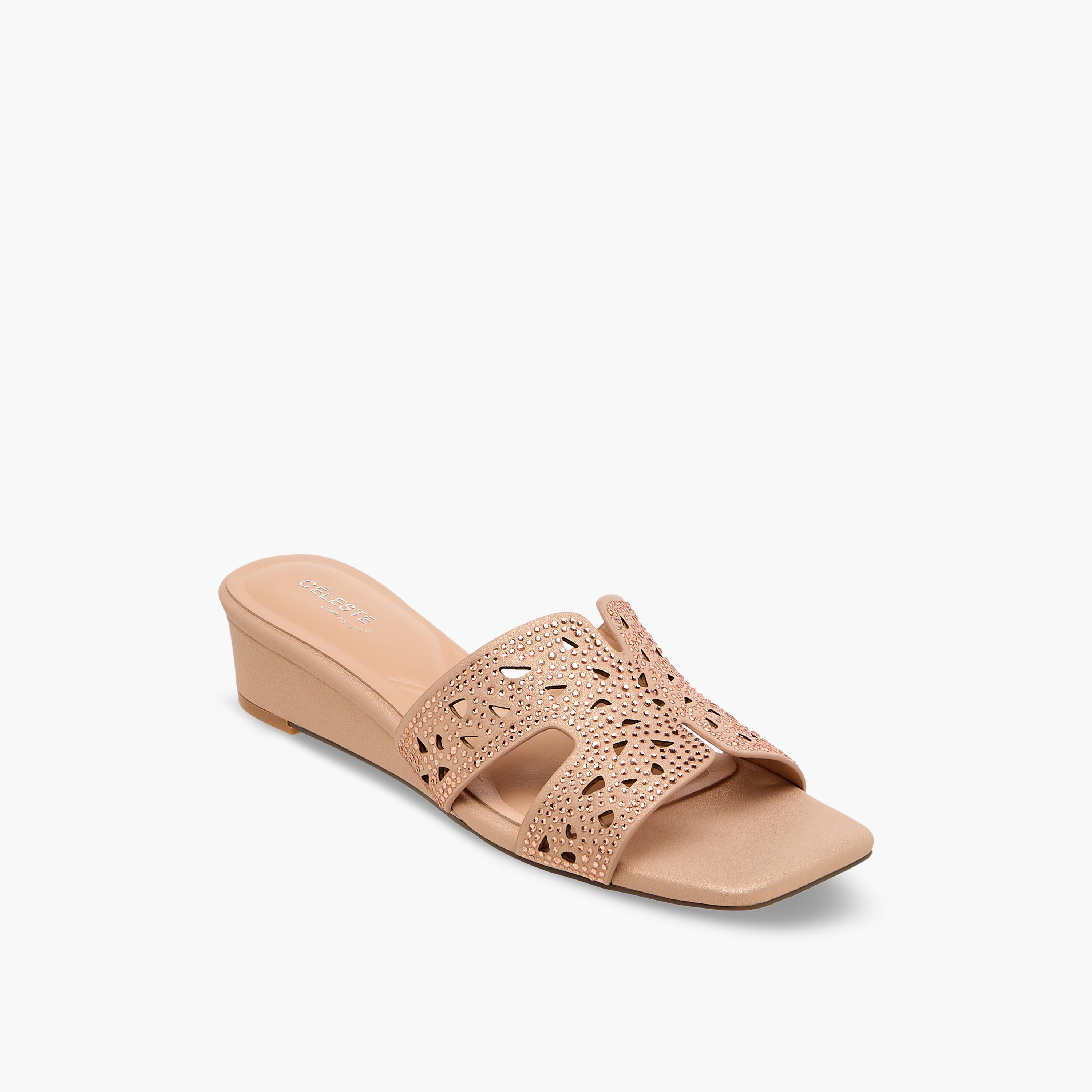 Celeste Women Embellished Wedge Heel Sandals-women-shoes-sandals-heeled-image-2