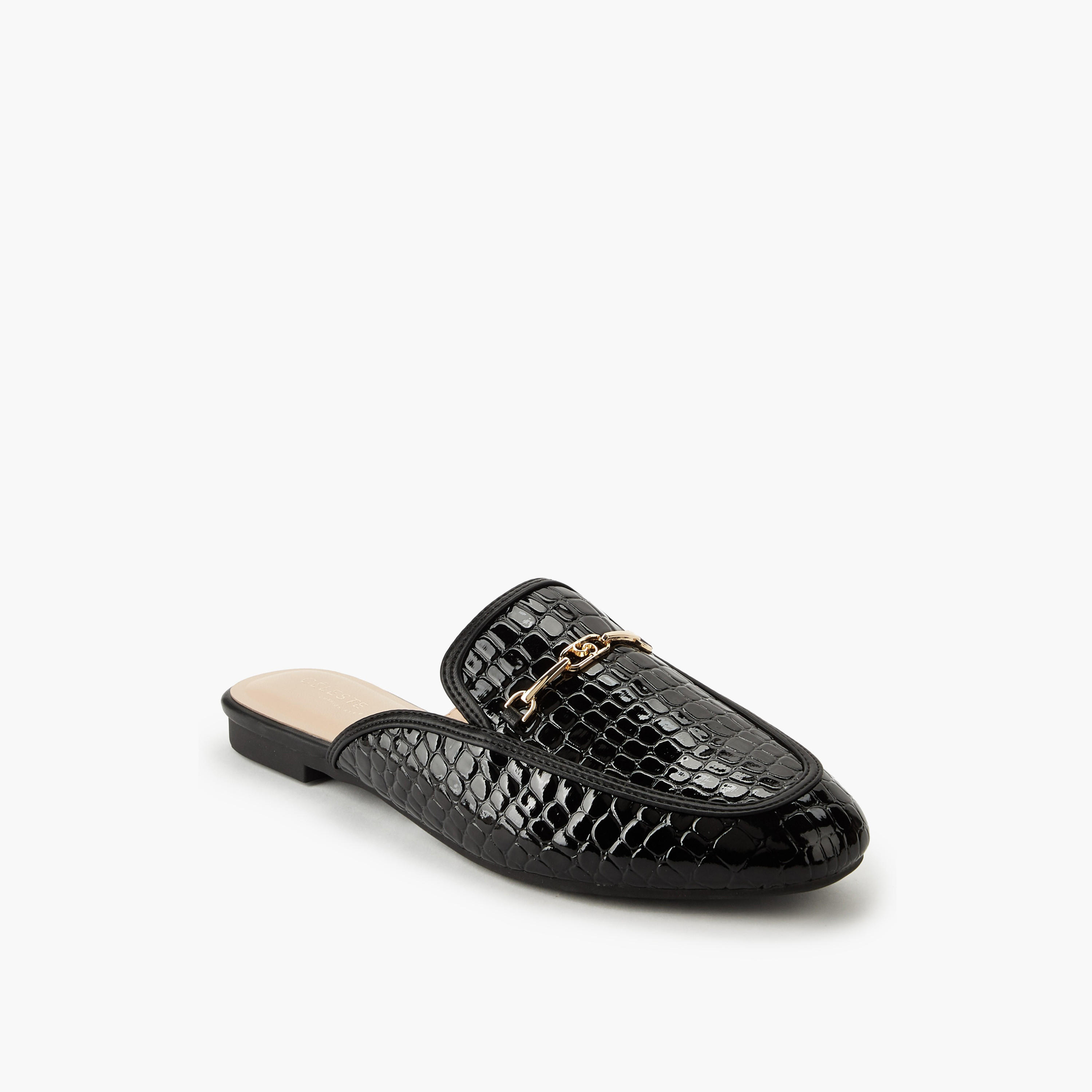 Celeste Women Textured Mules-women-shoes-flats-mules-image-2