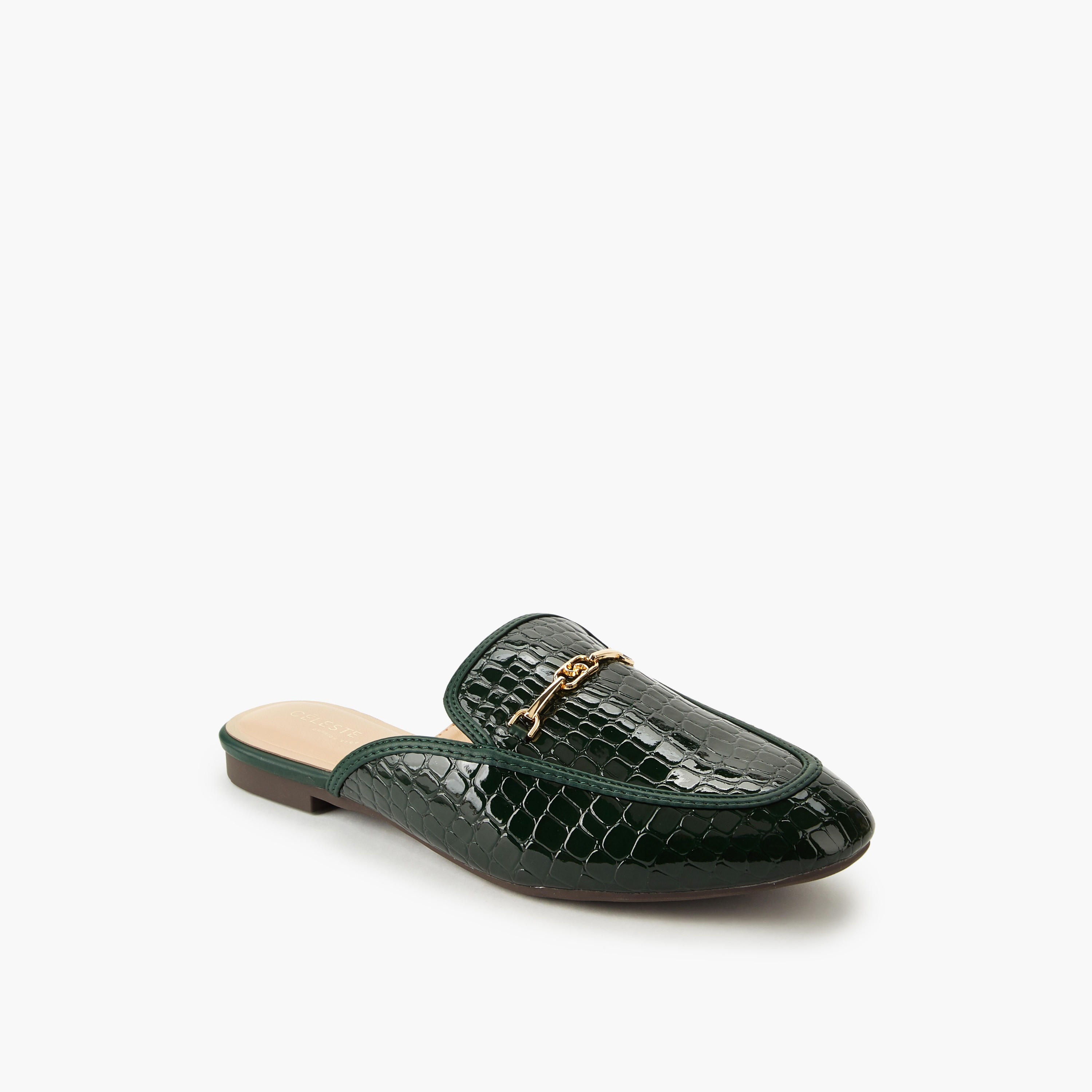 Celeste Women Textured Mules-women-shoes-flats-mules-image-2