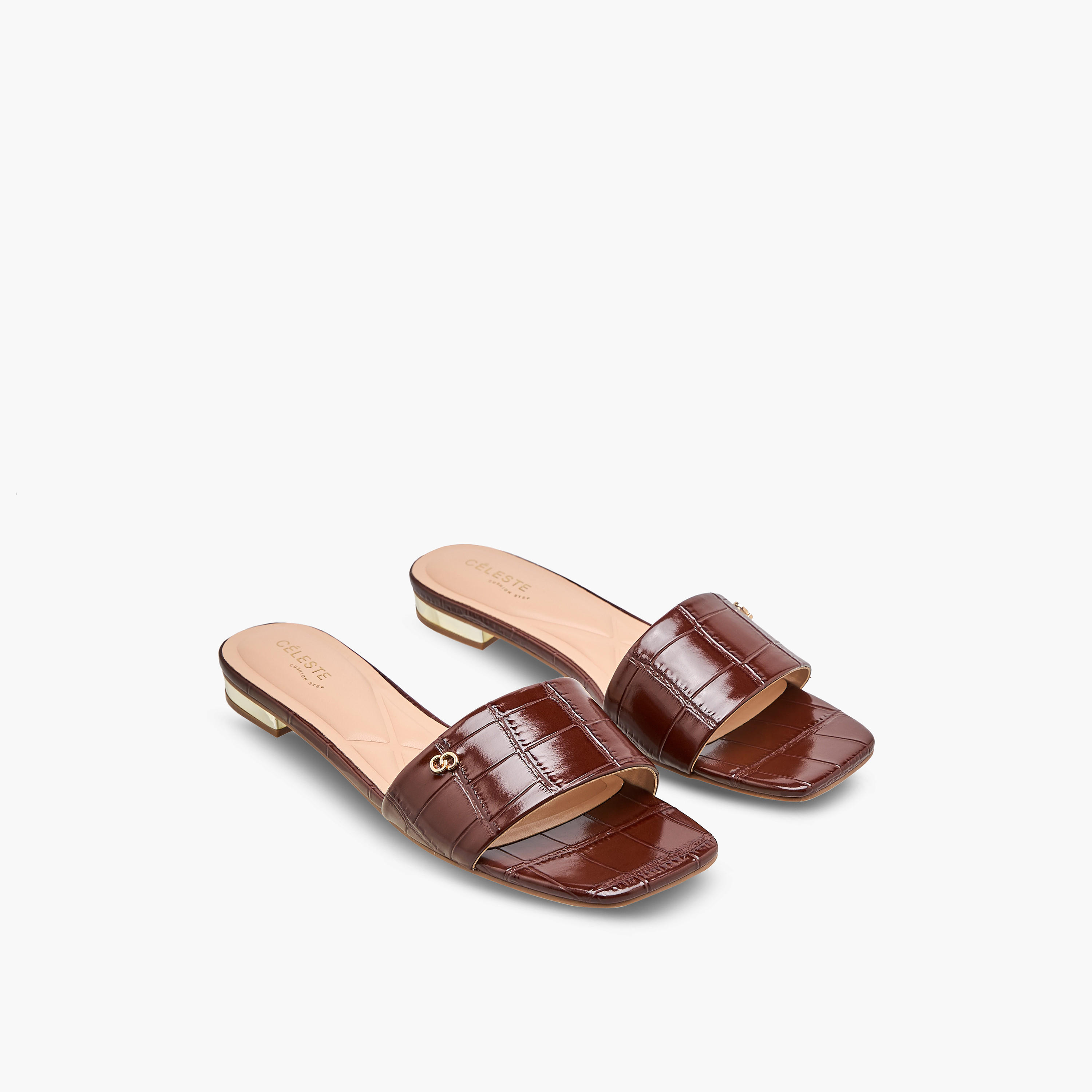 Celeste Women Textured Flat Sandals-women-shoes-flats-sandals-image-1