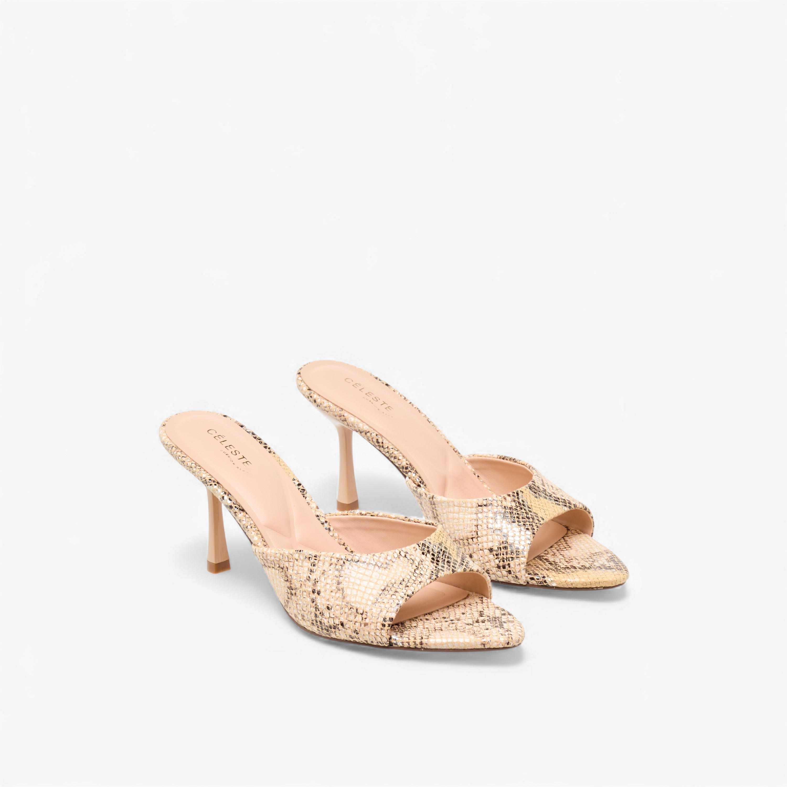 Celeste Women Animal Print Stiletto Heels Sandals-women-shoes-sandals-heeled-image-1