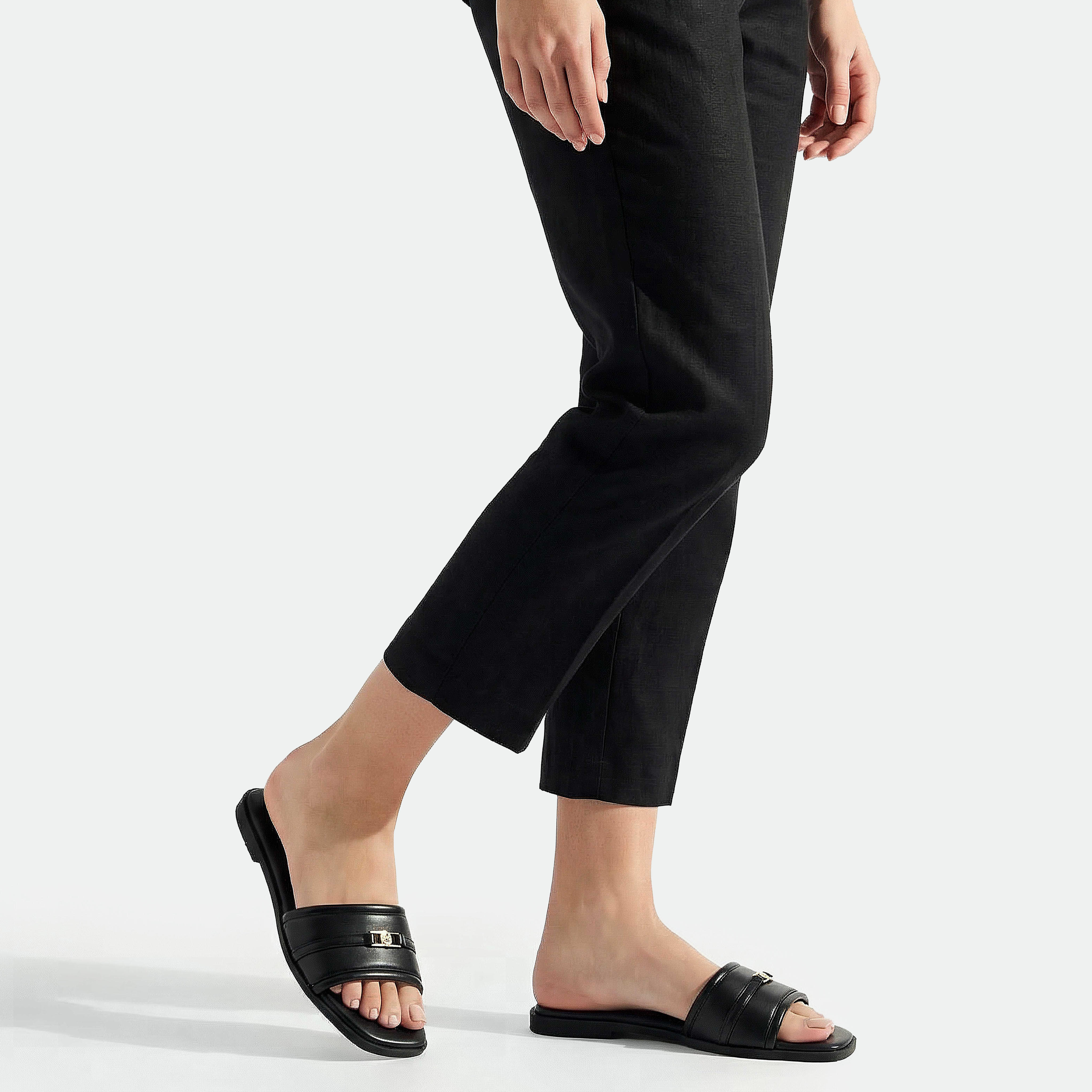 Celeste Women Metal Accent Flat Sandals-women-shoes-flats-sandals-image-1