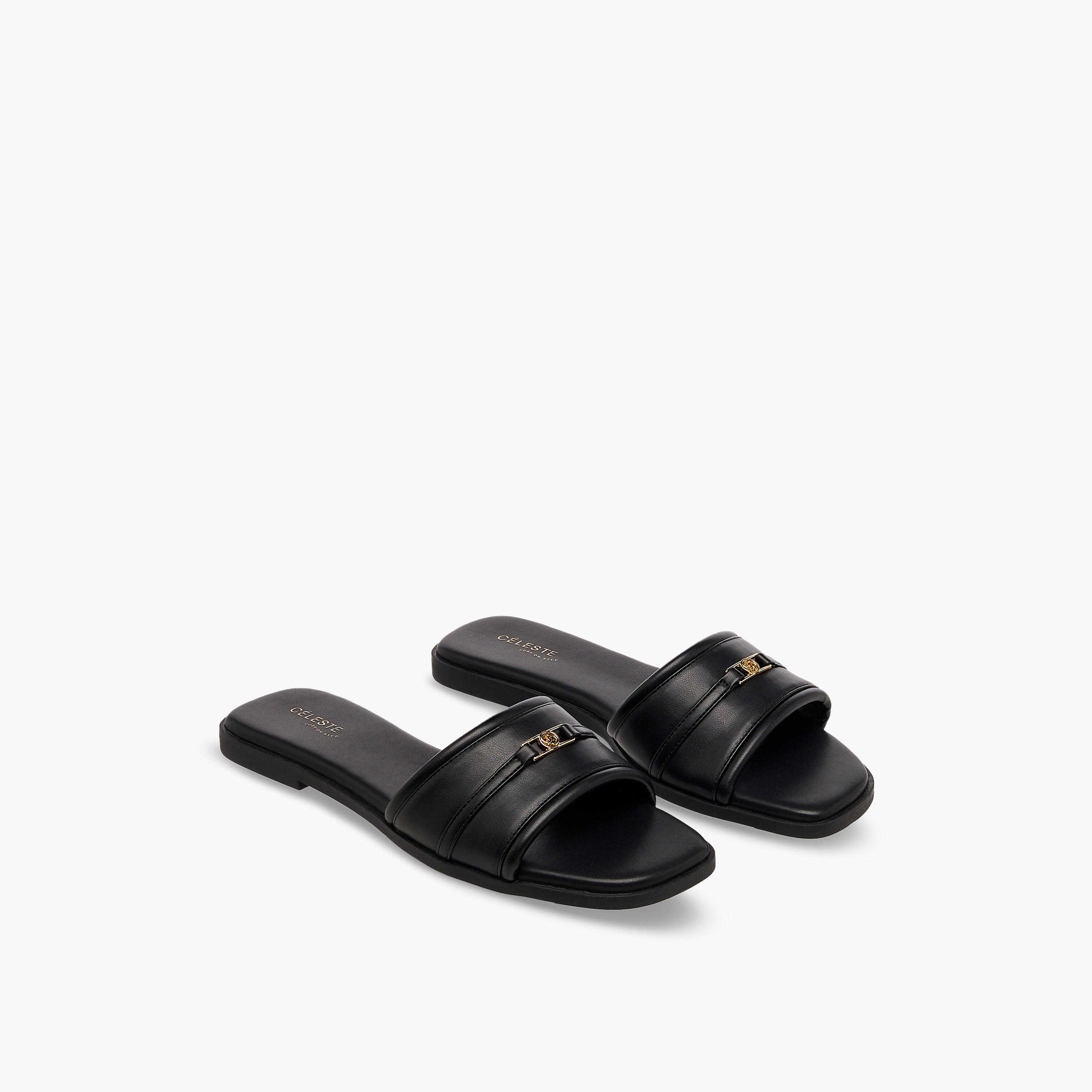 Celeste Women Metal Accent Flat Sandals-women-shoes-flats-sandals-image-2