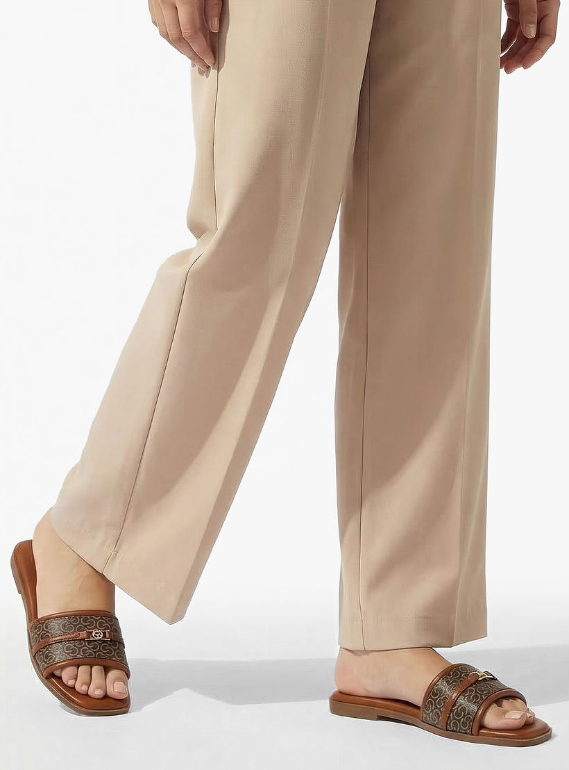 Celeste Women Monogram Accent Flat Sandals-women-shoes-flats-sandals-image-2