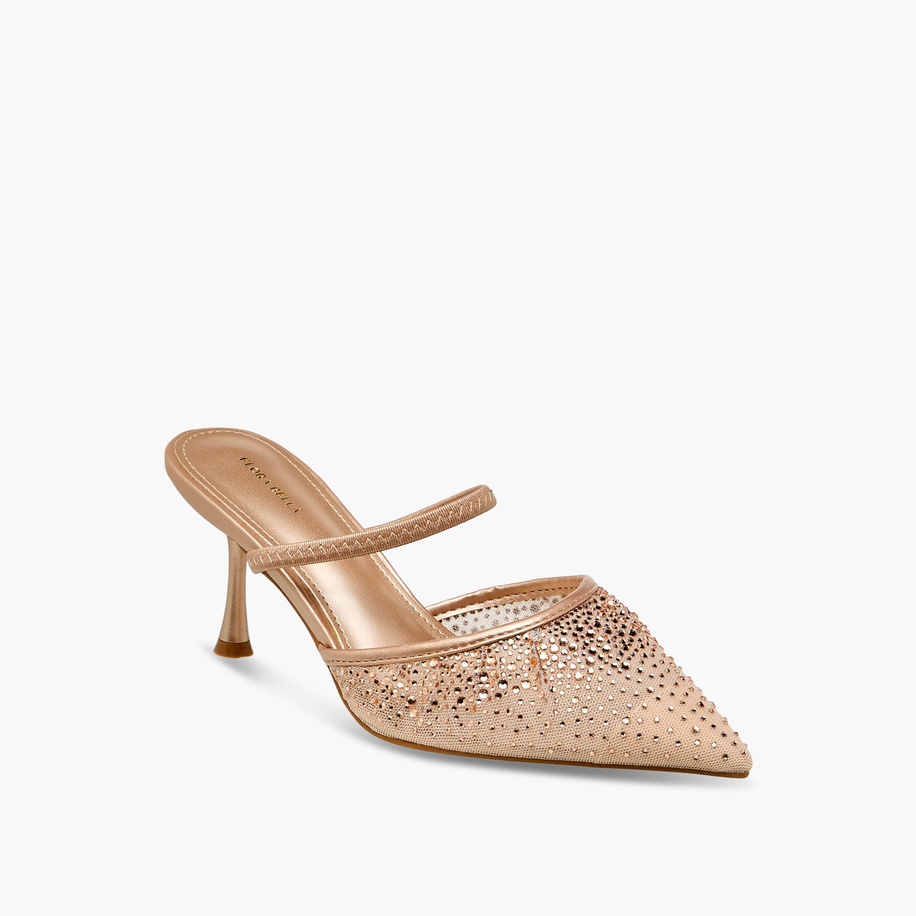 Flora Bella Women Embellished Flared Heel Mules-women-shoes-heels-image-2