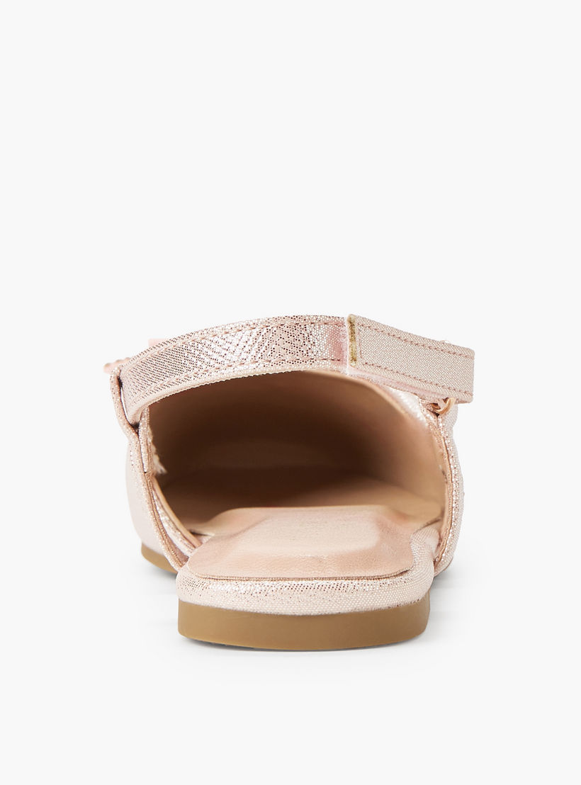Celeste Girls Hook & Loop Ballerina Shoes-girls-shoes-ballerinas-image-4