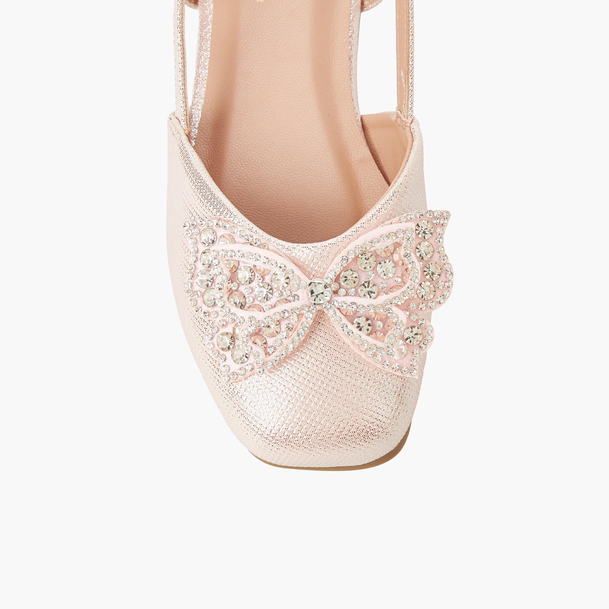 Celeste Girls Hook & Loop Ballerina Shoes-girls-shoes-ballerinas-image-5