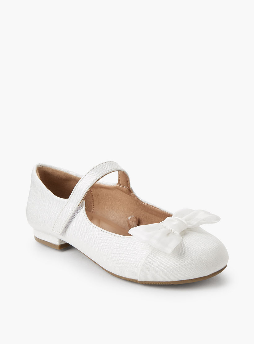 Little Missy Girls Bow Accent Mary Jane Shoes-girls-shoes-maryjanes-image-2