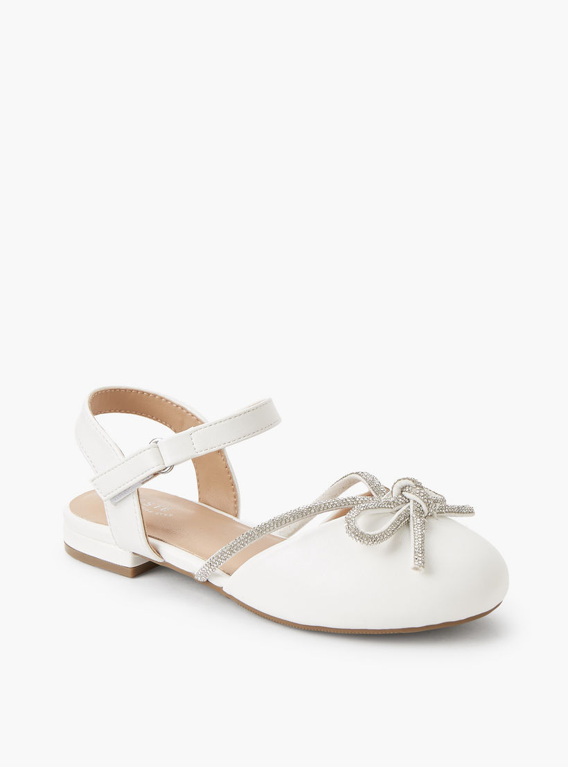 حذاء باليرينا بشريط إغلاق لاصق للبنات من سيليست-girls-shoes-ballerinas-image-3