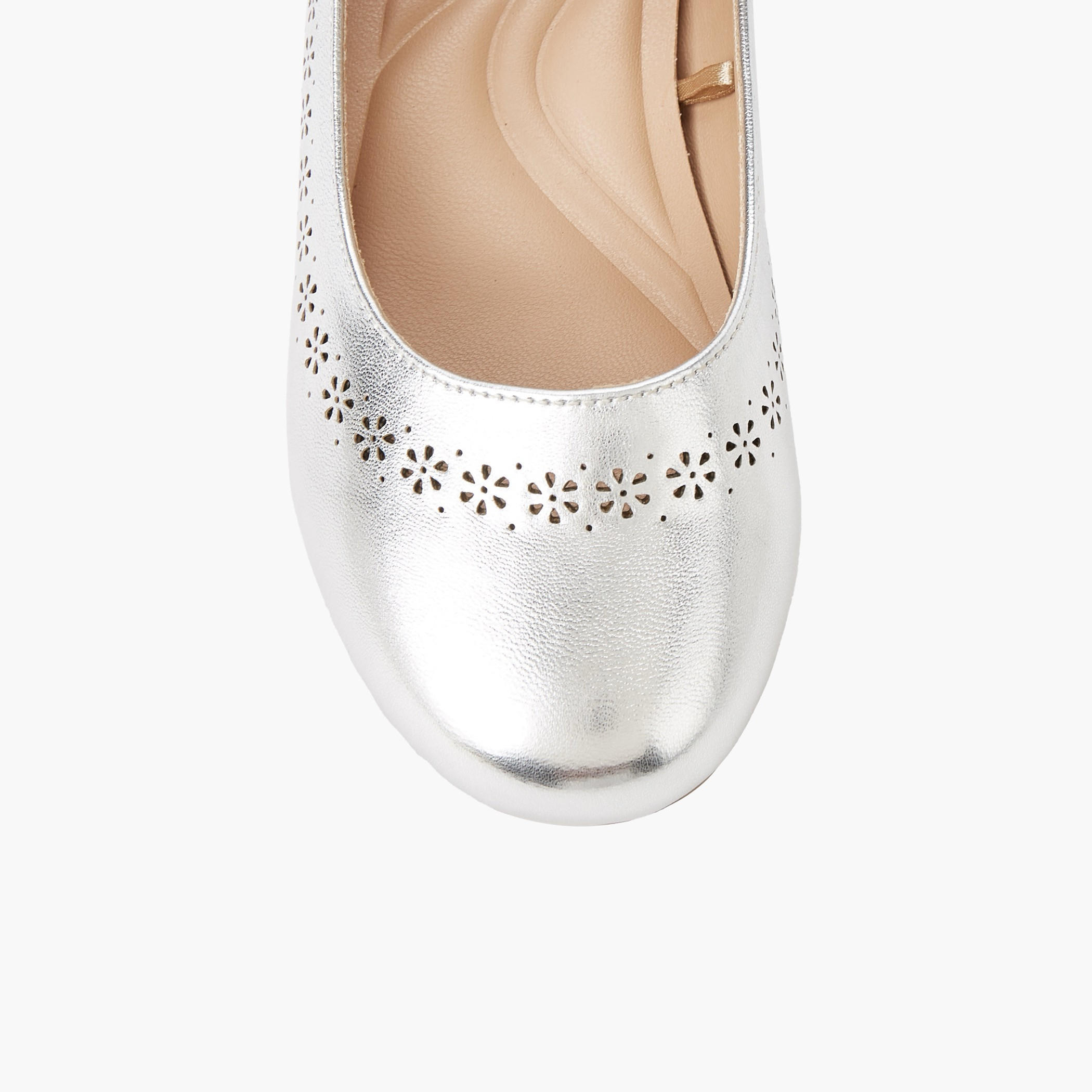 Little Missy Girls Laser Cut Ballerina Shoes-girls-shoes-maryjanes-image-5