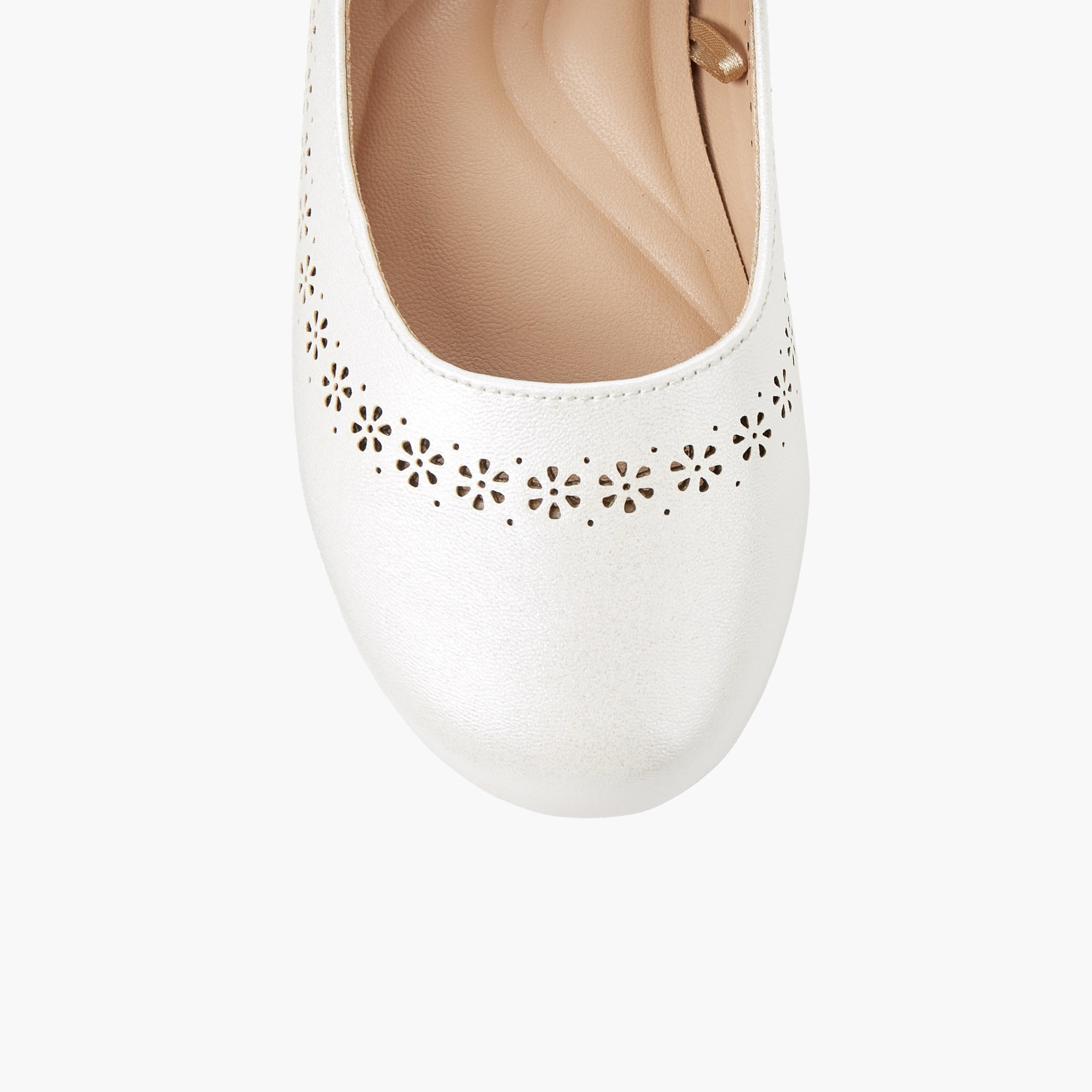 Little Missy Girls Laser Cut Ballerina Shoes-girls-shoes-maryjanes-image-5