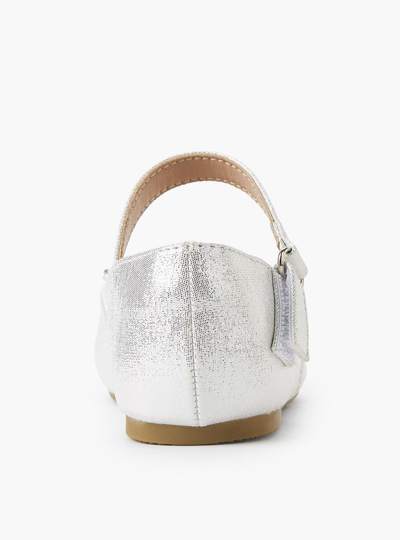 Celeste Girls Hook & Loop Ballerina Shoes-girls-shoes-ballerinas-image-4