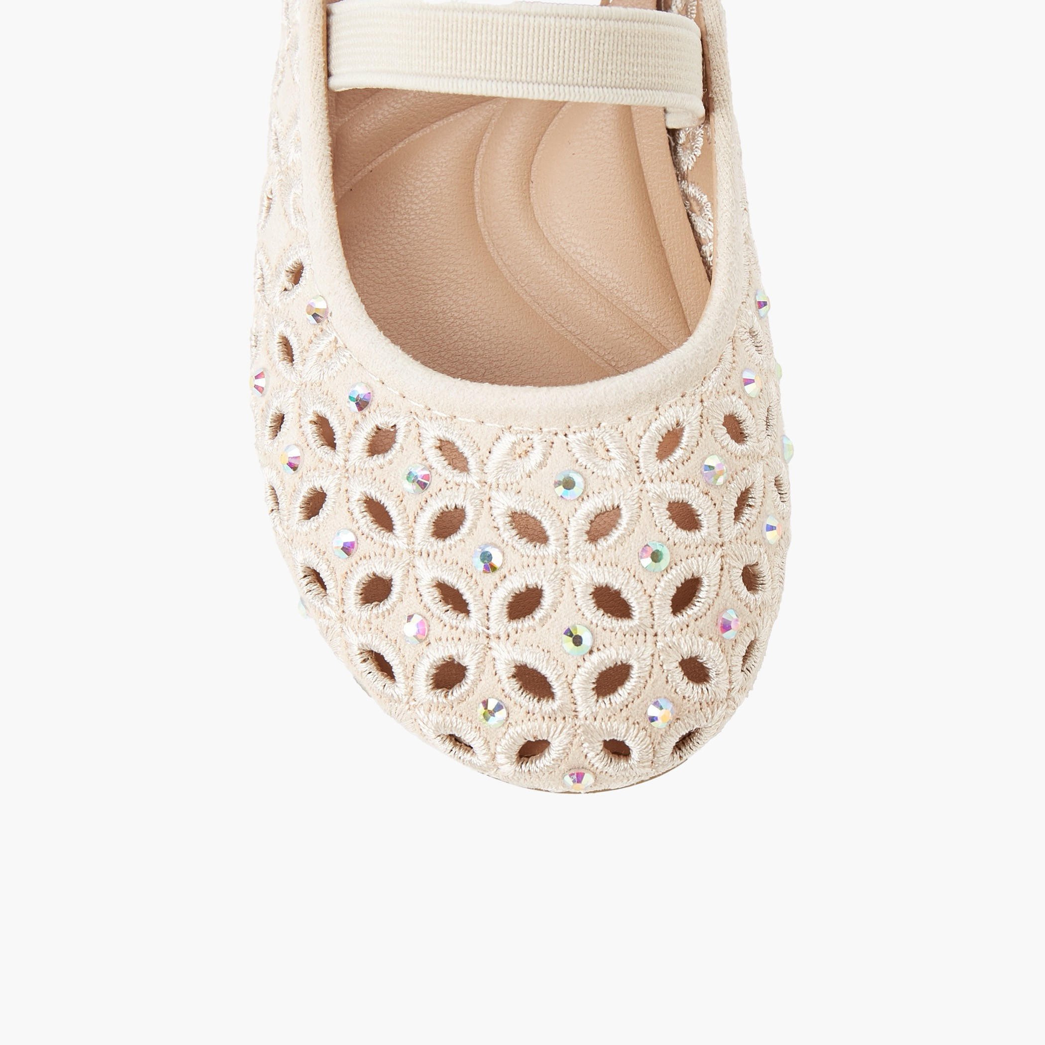 Juniors Girls Embellished Ballerina Shoes-girls-shoes-ballerinas-image-5