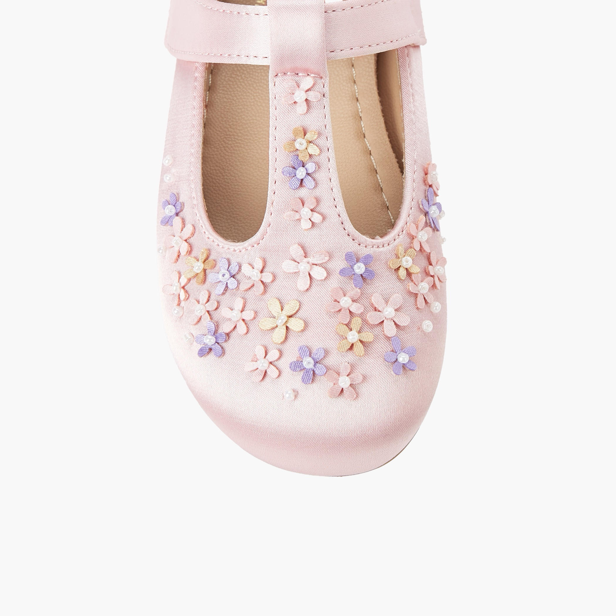 Juniors Girls Floral Embellished Mary Jane Shoes-girls-shoes-maryjanes-image-5