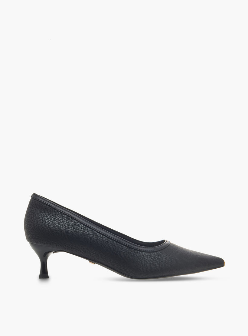 Celeste Women Textured Kitten Heel Shoes-women-shoes-heels-image-4