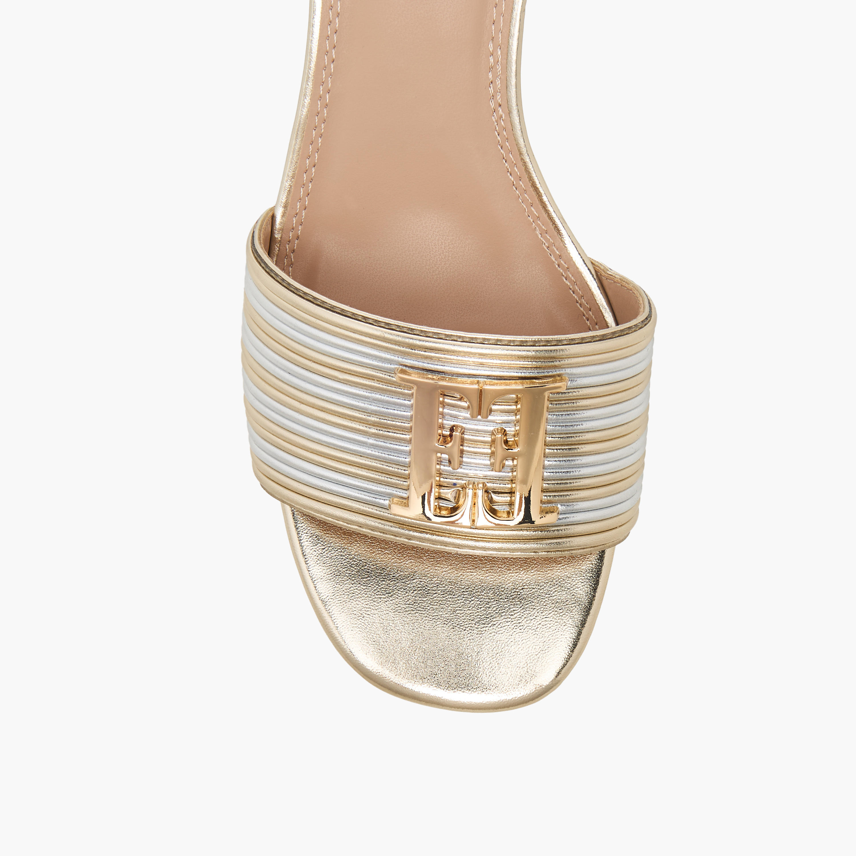 Elle Women Metallic Block Heel Sandals-women-shoes-sandals-heeled-image-4