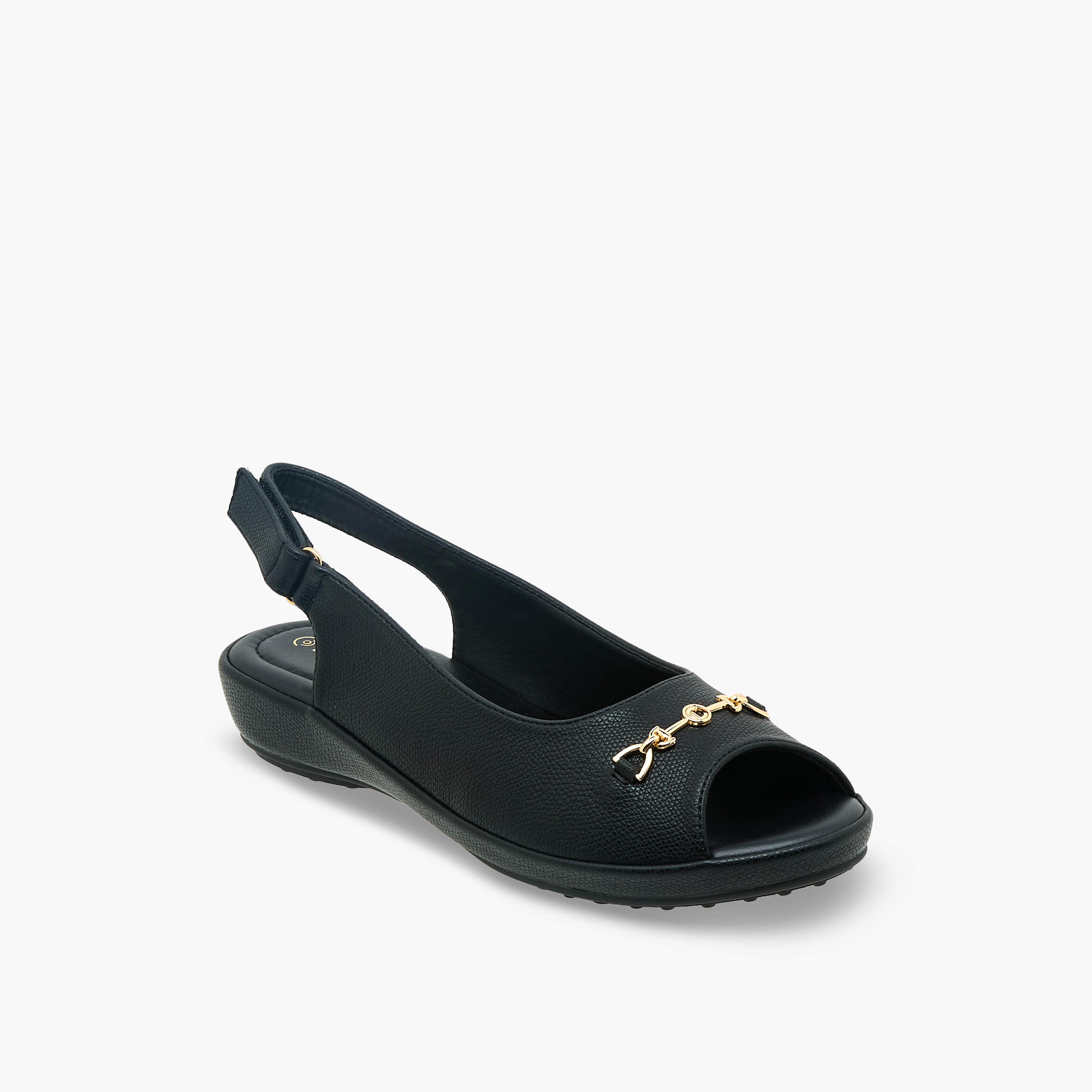 Le Confort Women Hook & Loop Sandals-women-shoes-sandals-heeled-image-3