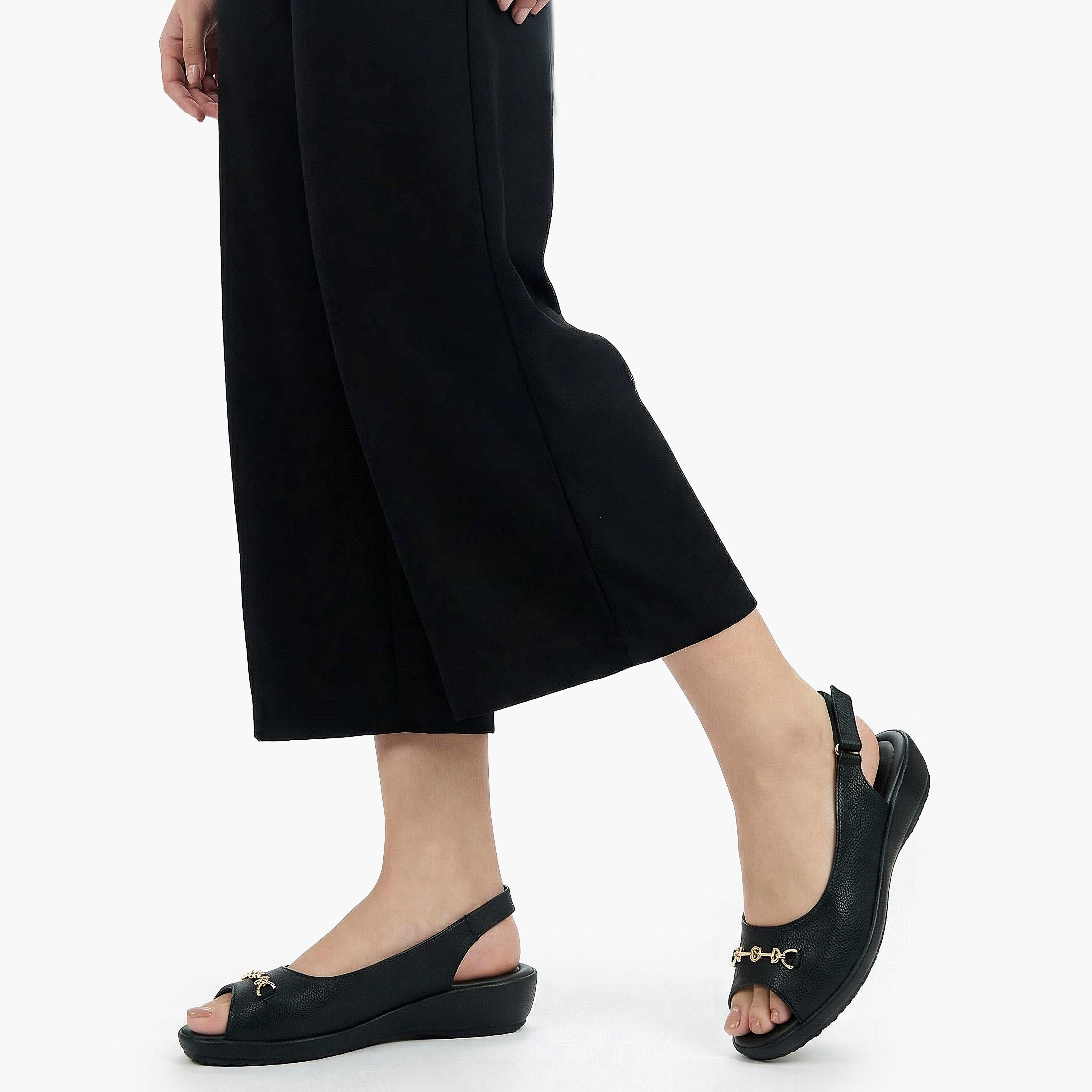 Le Confort Women Hook & Loop Sandals-women-shoes-sandals-heeled-image-2