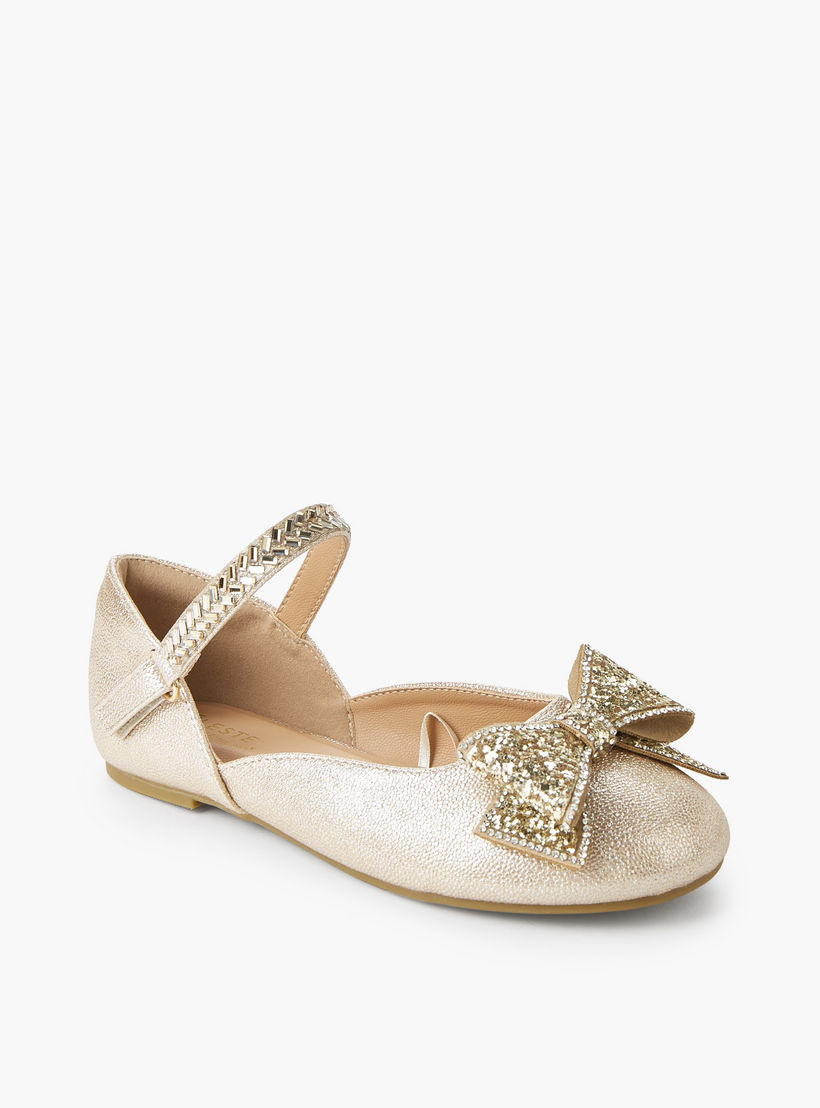حذاء باليرينا بشريط إغلاق لاصق للبنات من سيليست-girls-shoes-ballerinas-image-2