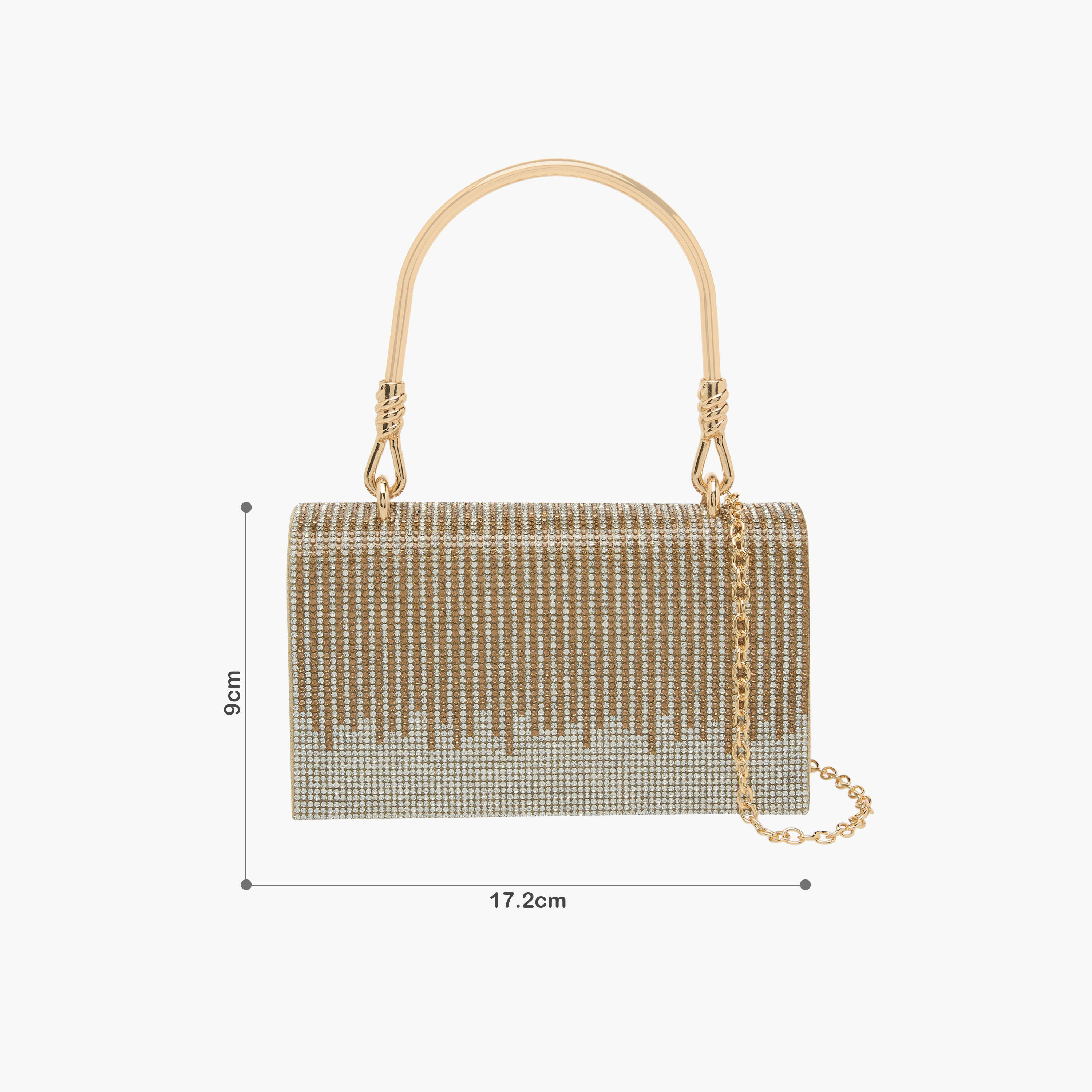 Flora Bella Rhinestone Embellished Satchel Bag with Button Closure-women-bagsandwallets-handbags-image-2