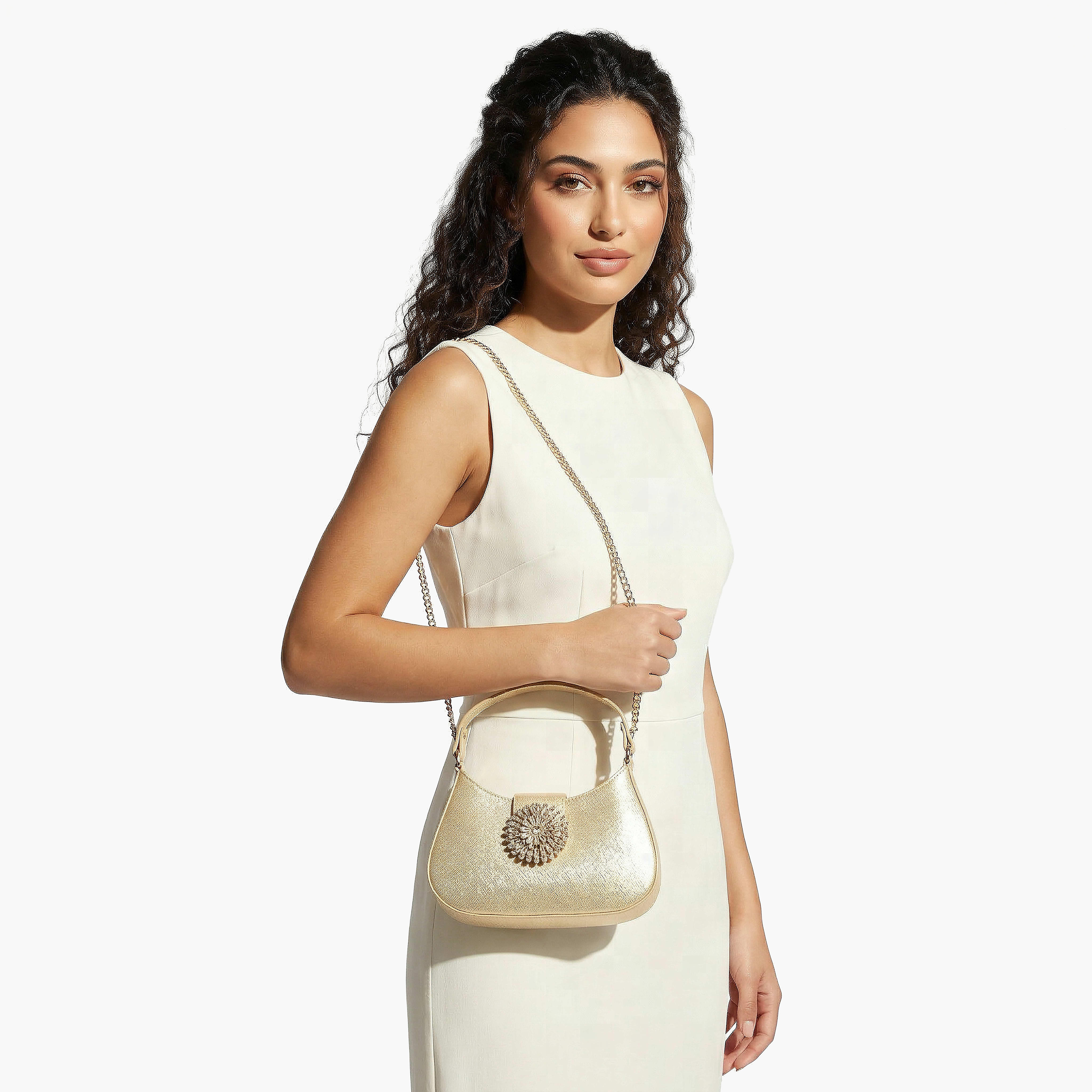 Flora Bella Textured Shoulder Bag with Detachable Strap-women-bagsandwallets-handbags-image-2