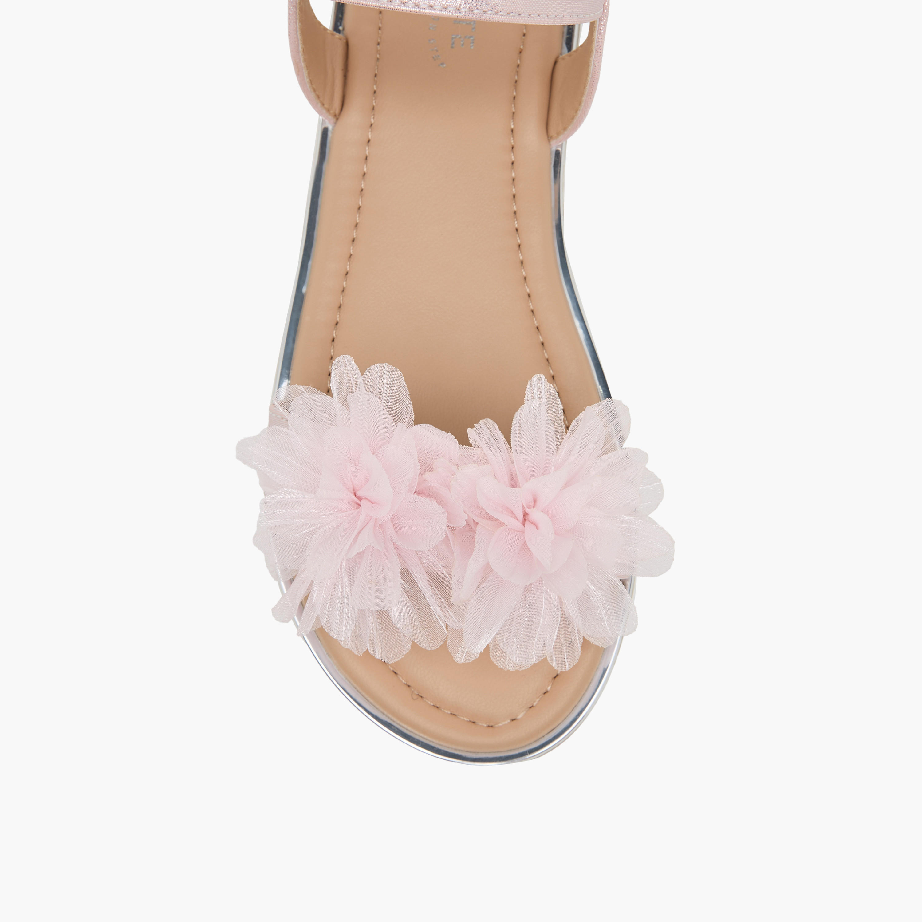 Celeste Girls Hook & Loop Flat Sandals-girls-shoes-sandals-image-3