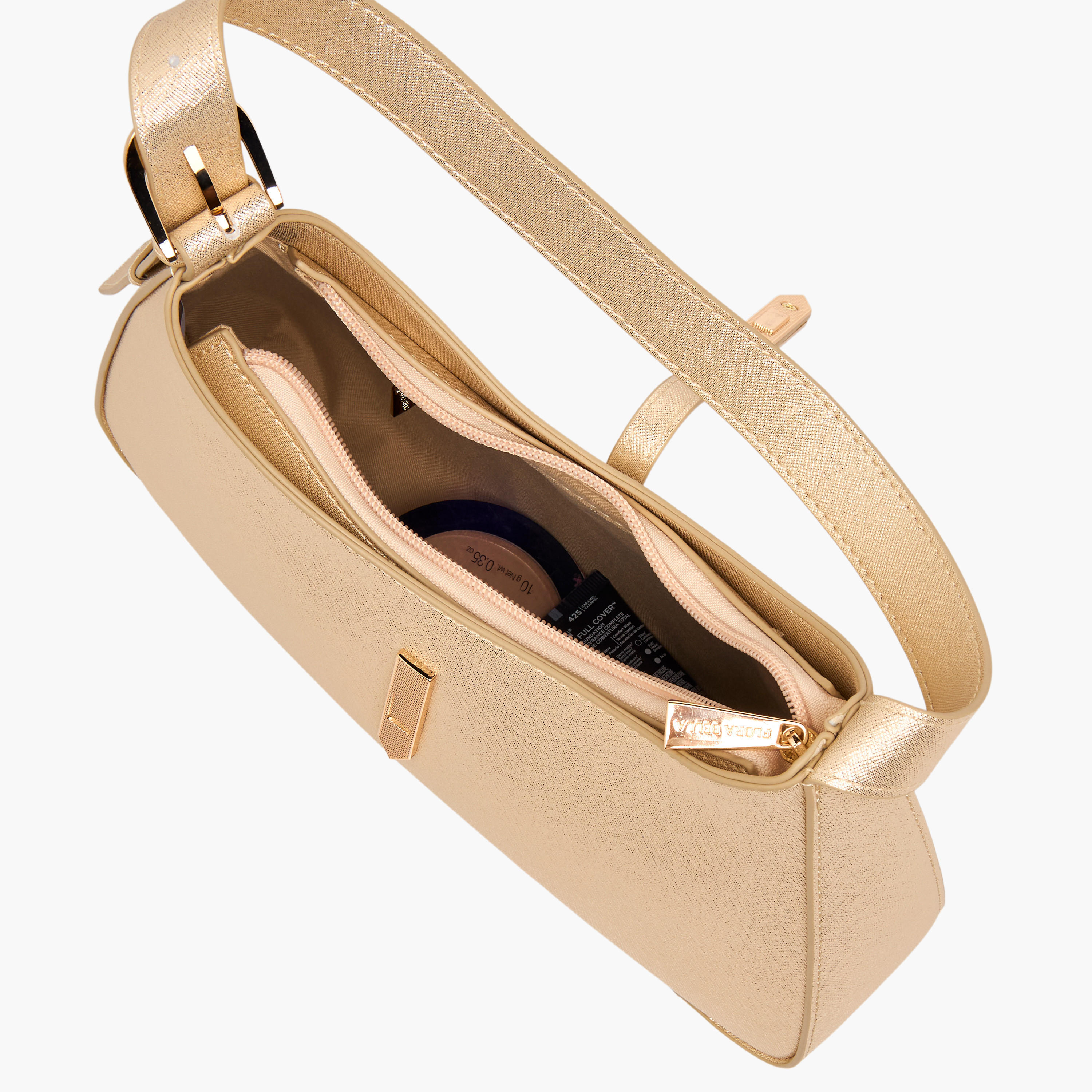 شنطة كتف بقصة ميتاليك وسحاب إغلاق من فلورا بيلا-women-bagsandwallets-handbags-image-9